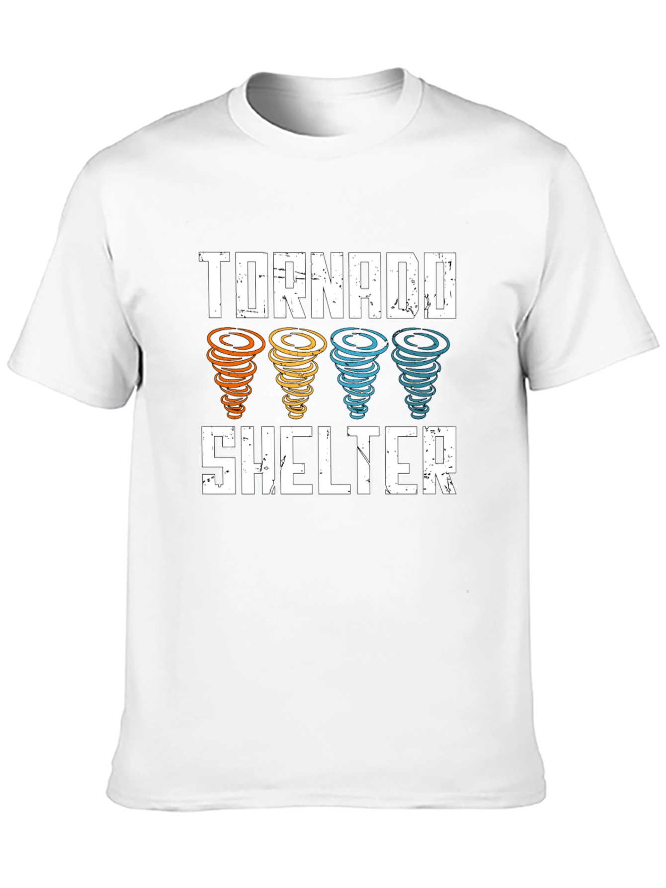 Tornado Shelter Graphic Tee - Weather Safety Shirt
