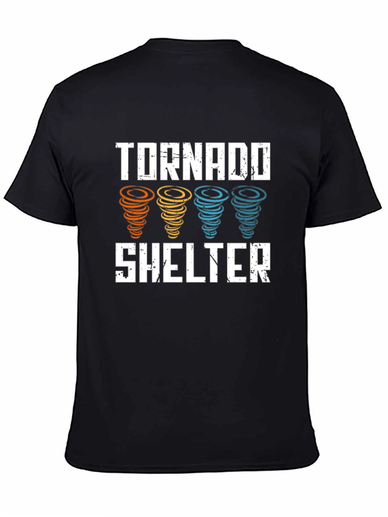 Tornado Shelter Graphic Tee - Weather Safety Shirt