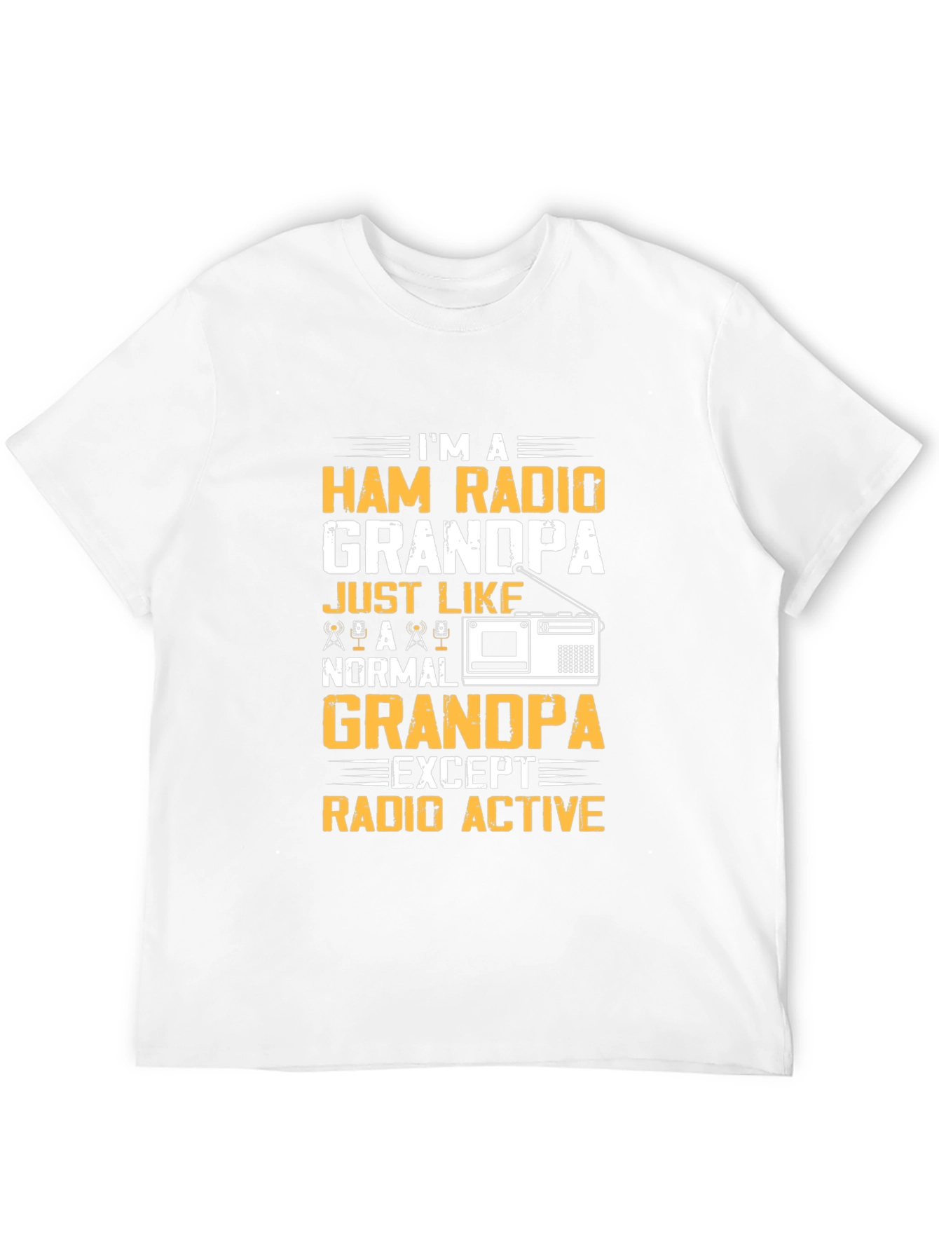 Ham Radio Grandpa T-Shirt - Radio Active Funny Tee
