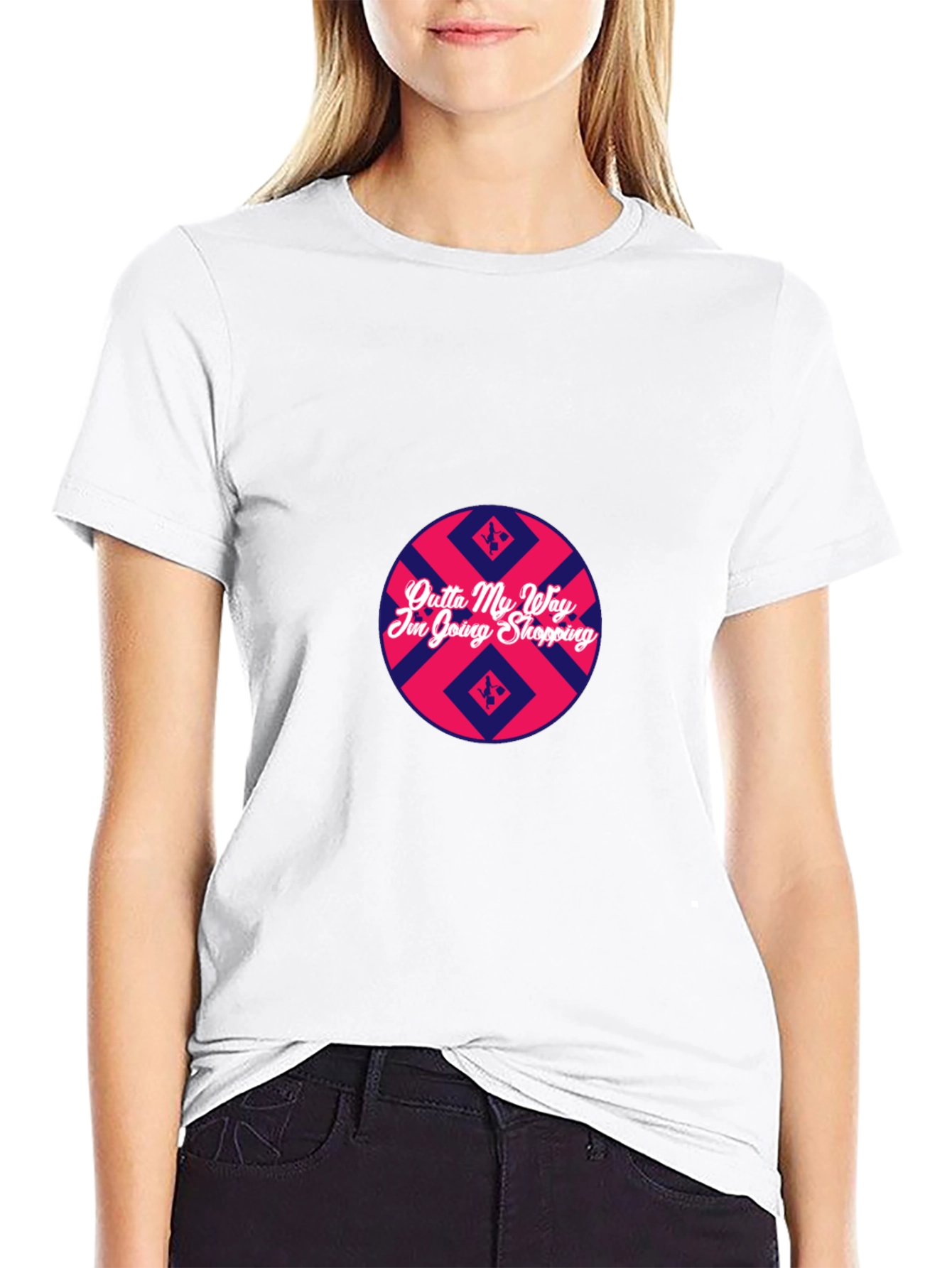 Graphic Tee: Outta My Way Shopping
