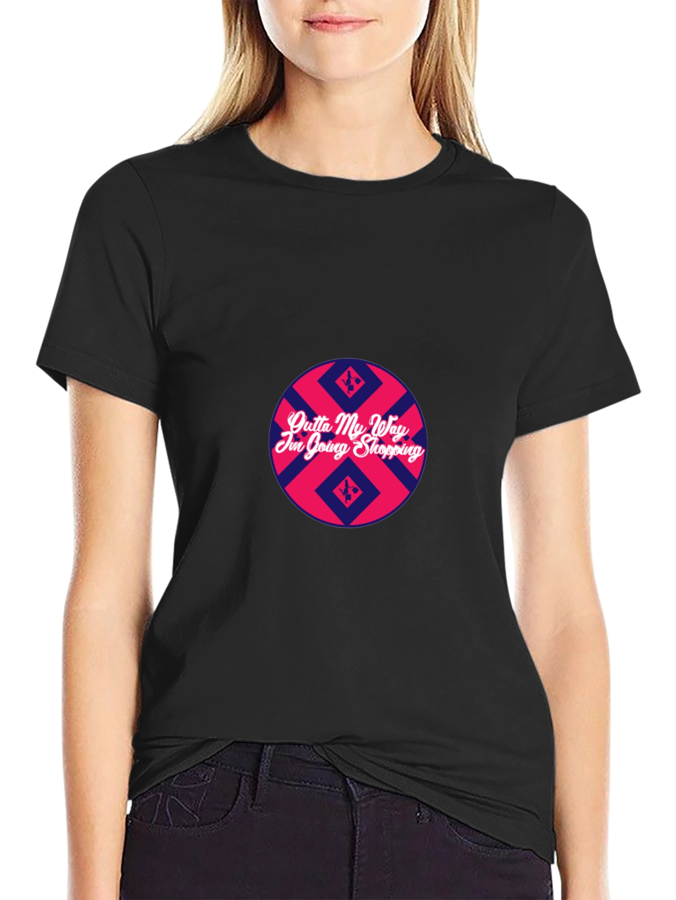 Graphic Tee: Outta My Way Shopping