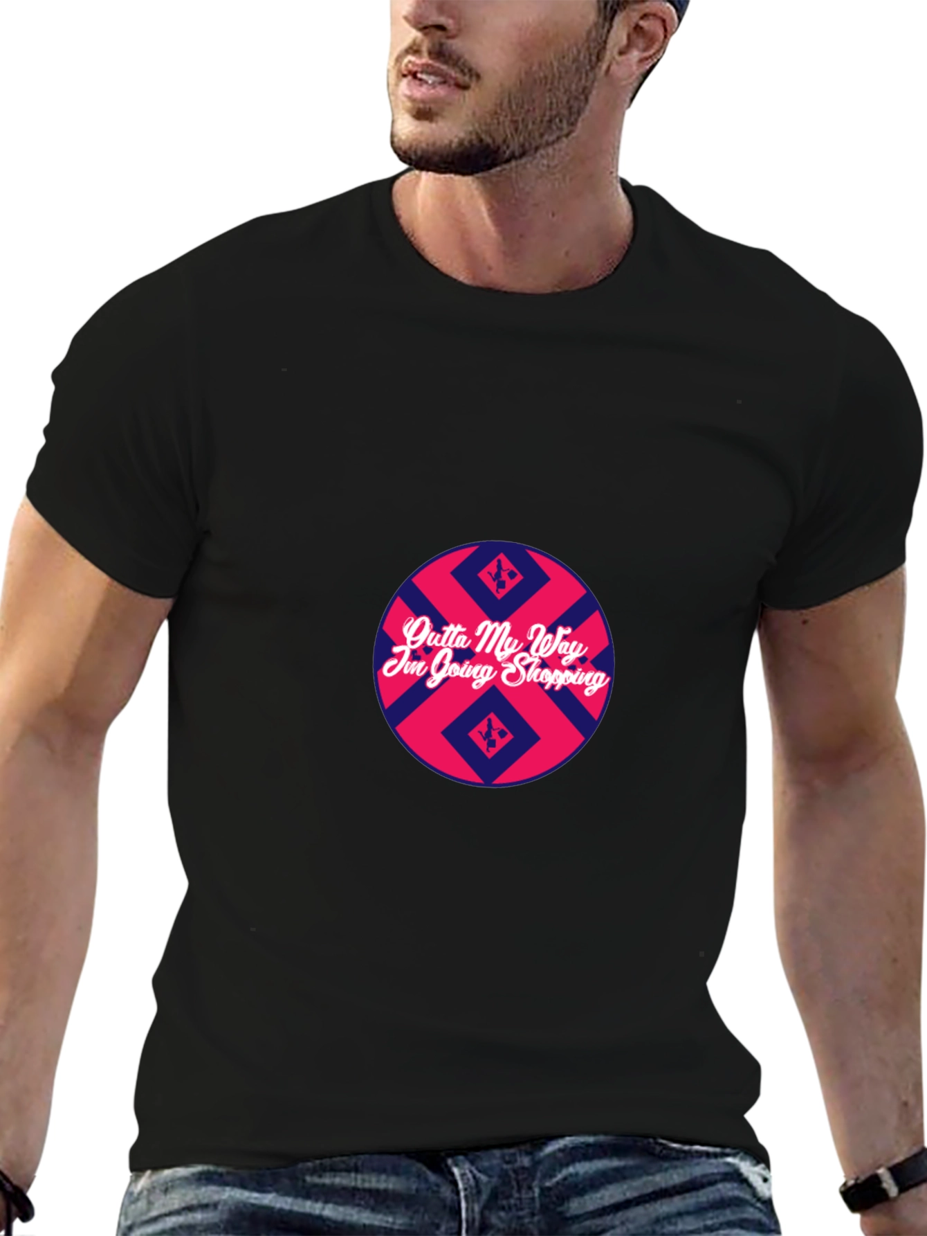 Graphic Tee: Outta My Way Shopping