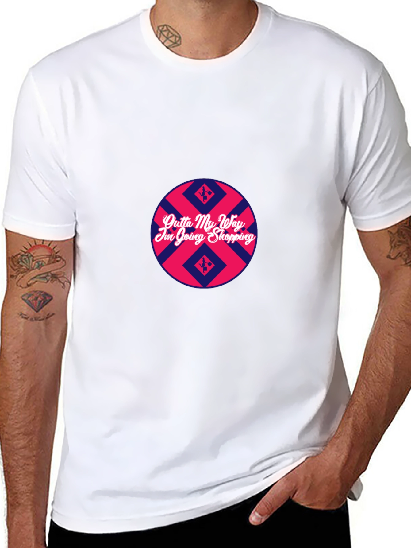 Graphic Tee: Outta My Way Shopping