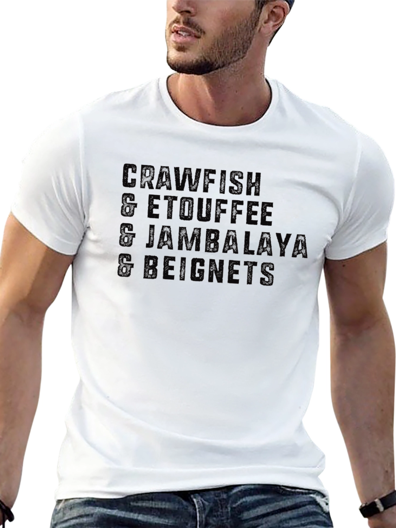 Crawfish Etouffee Jambalaya Beignets T-Shirt