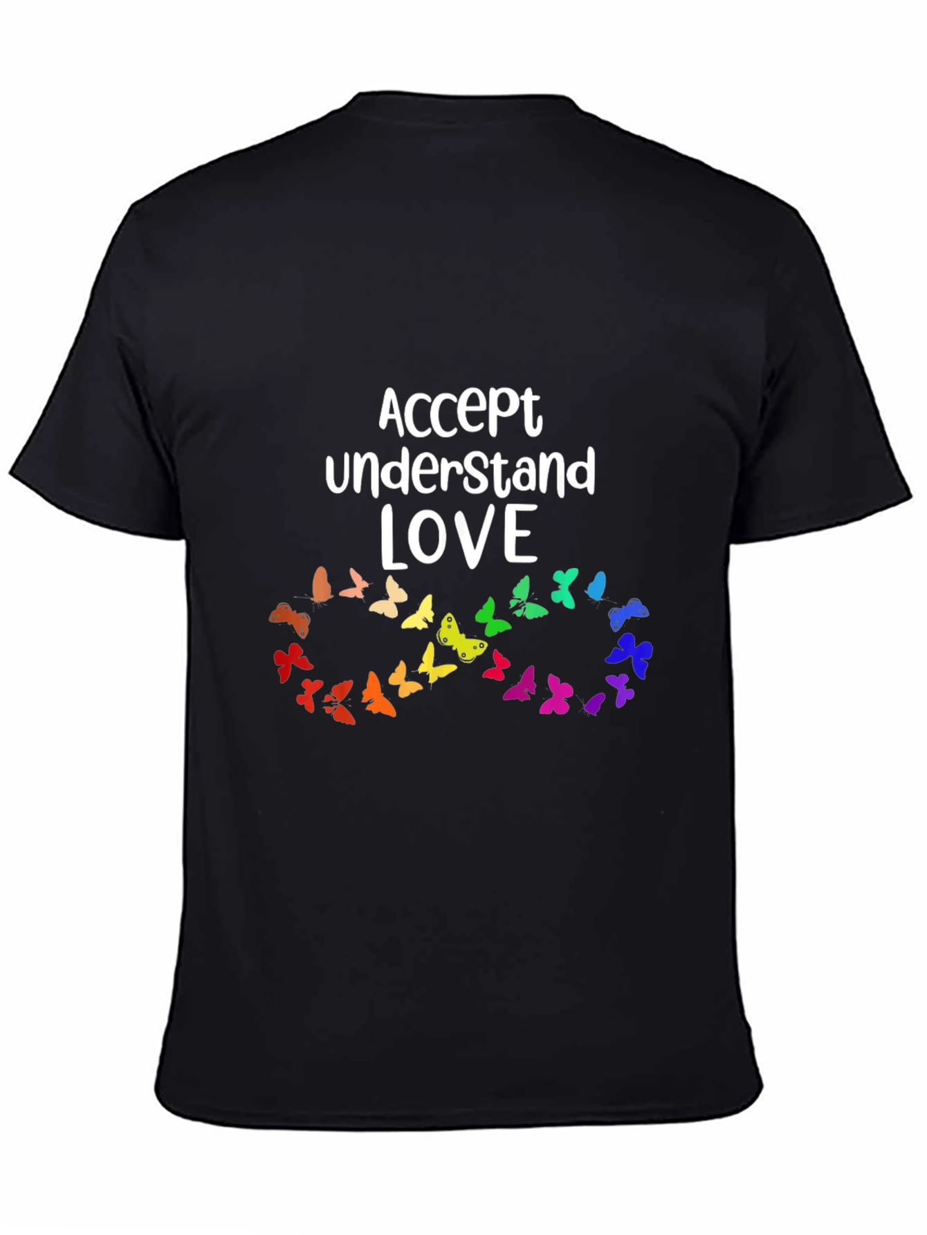 Accept Understand Love Butterfly Graphic Tee
