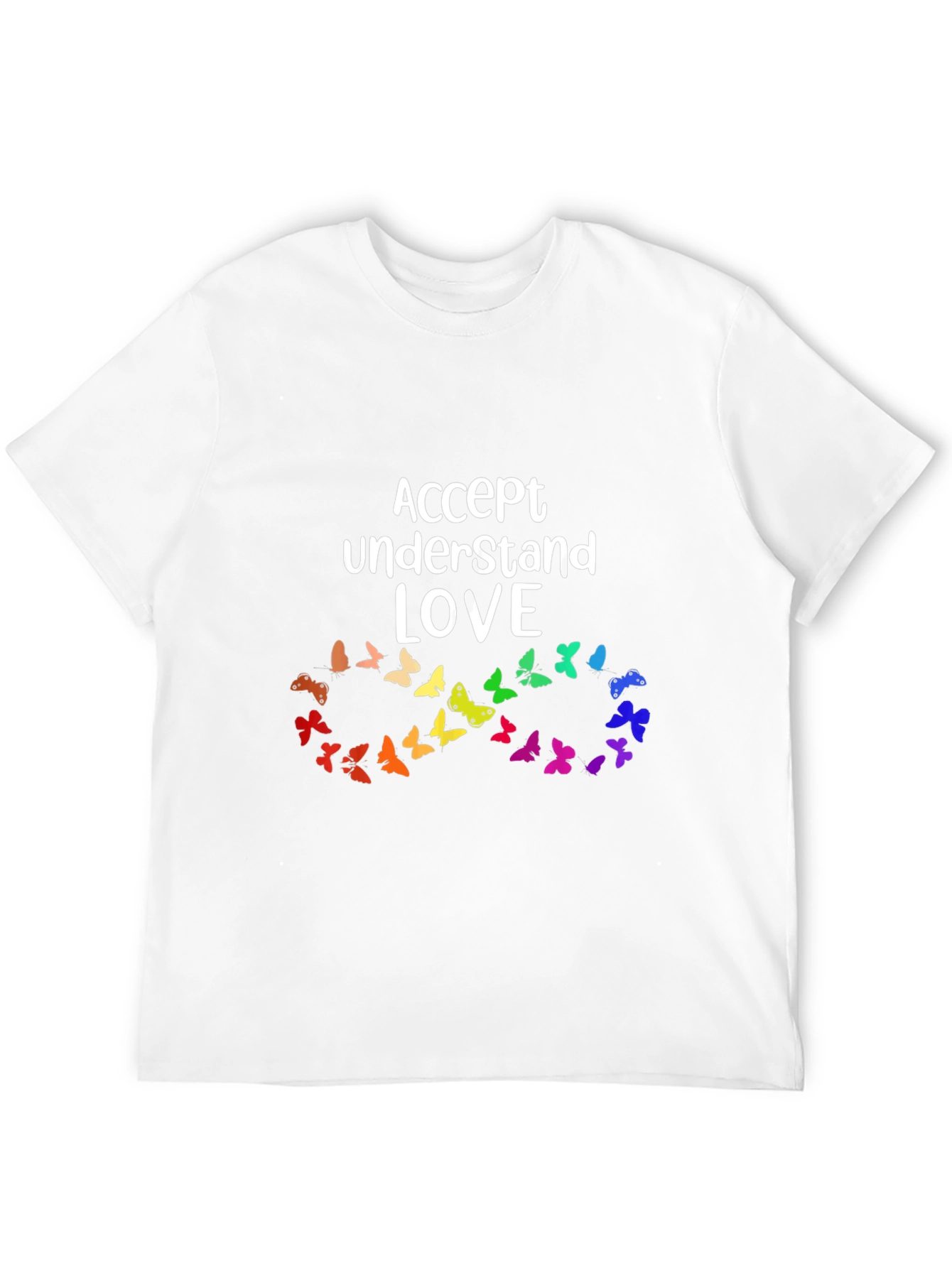 Accept Understand Love Butterfly Graphic Tee