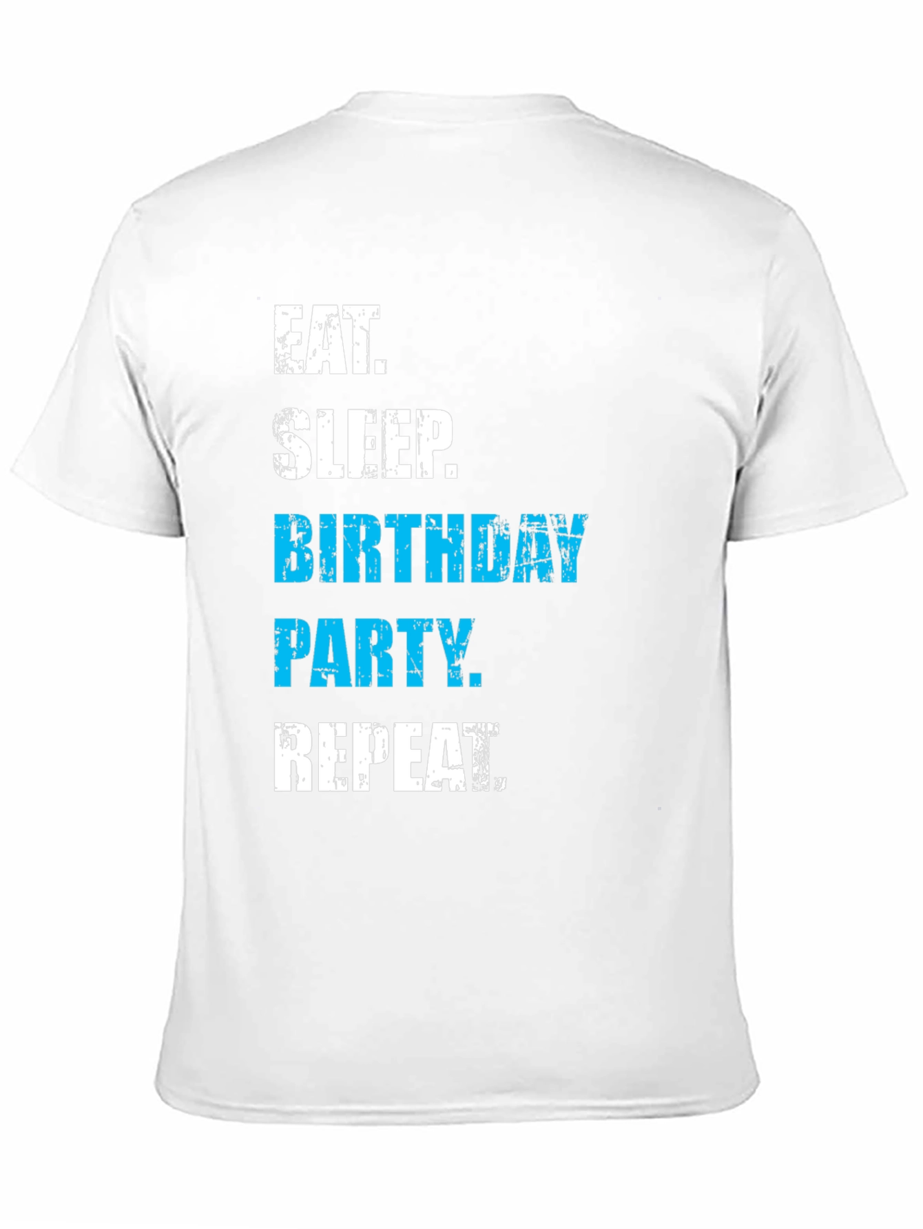 Eat Sleep Birthday Party Repeat Black T-Shirt