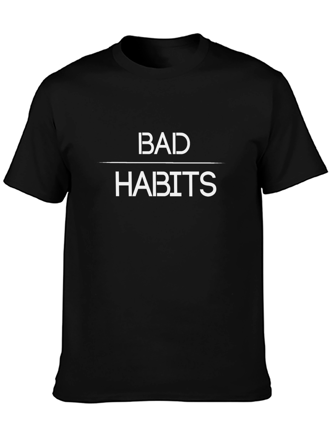Bad Habits Graphic Tee - Casual Style