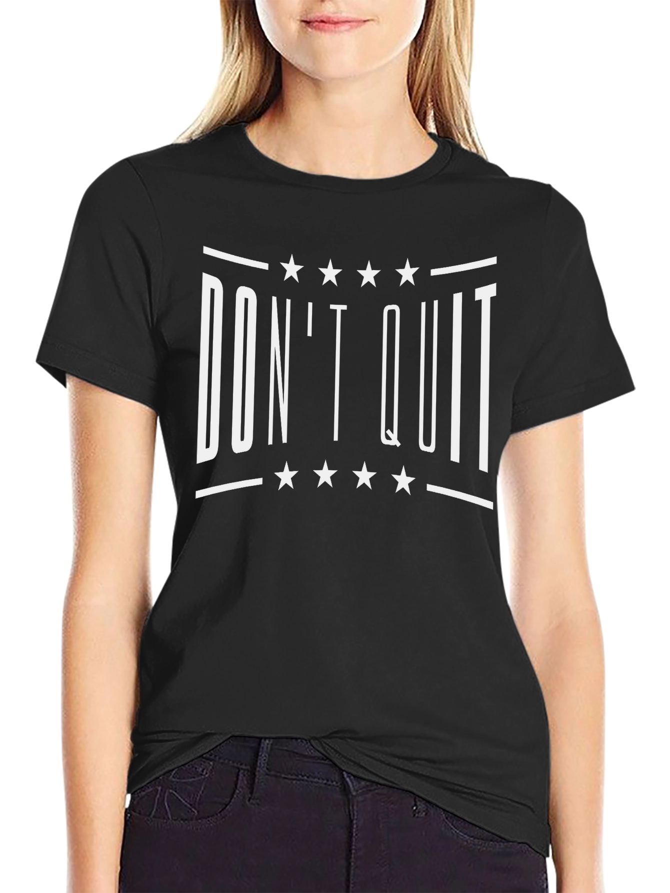 Dont Quit Graphic Tee - Black