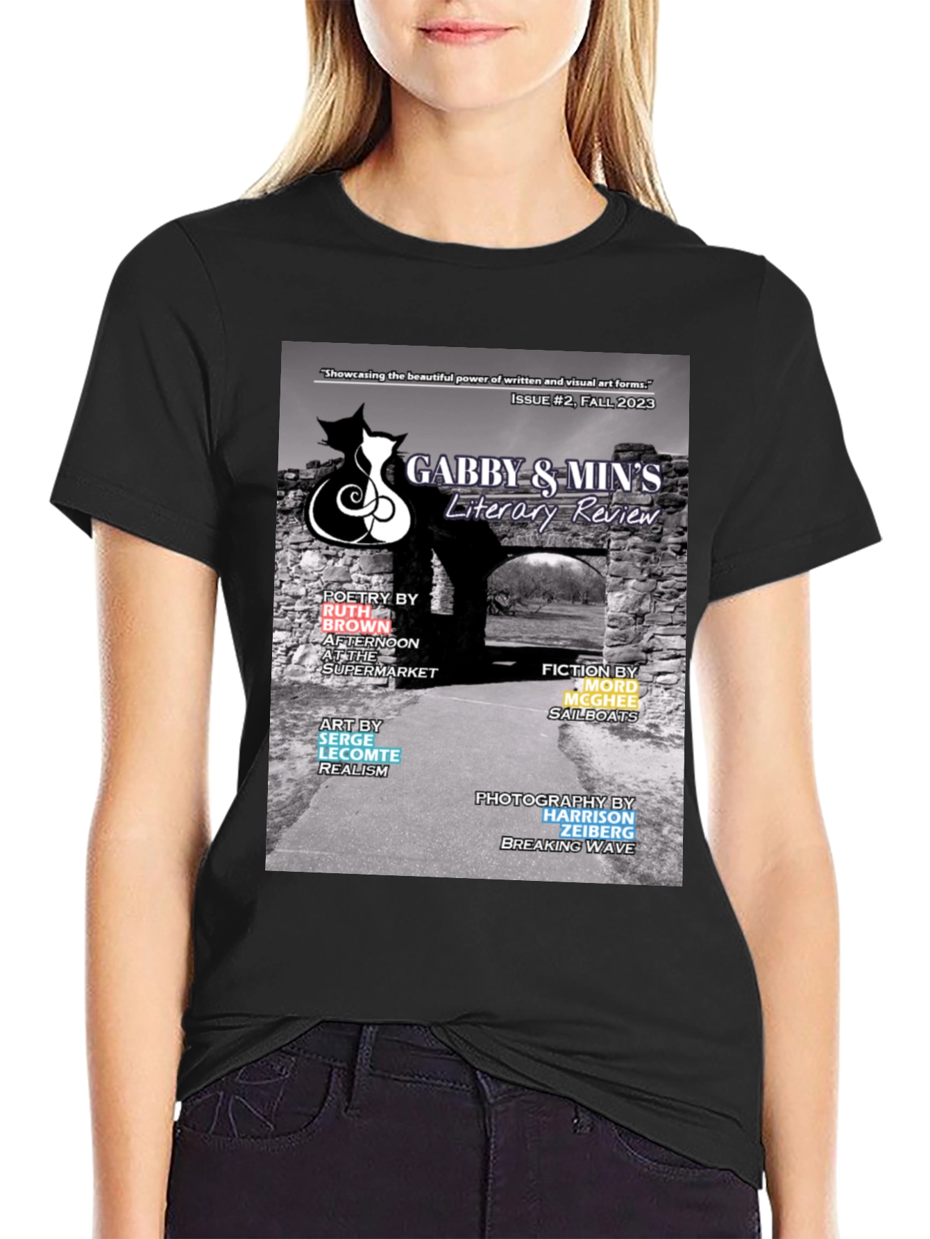 Gabby & Mins Literary Review T-Shirt - Fall 2023
