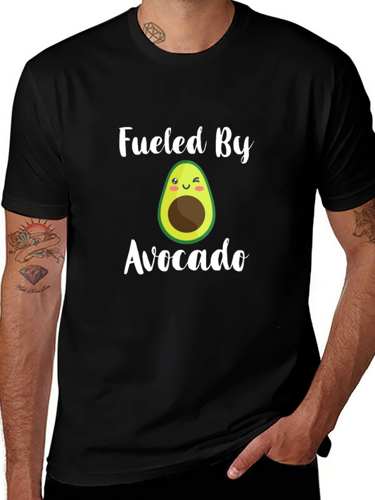 Fueled By Avocado T-Shirt - Funny Cute Design