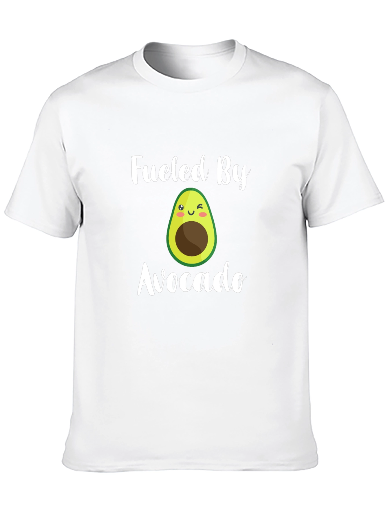 Fueled By Avocado T-Shirt - Funny Cute Design