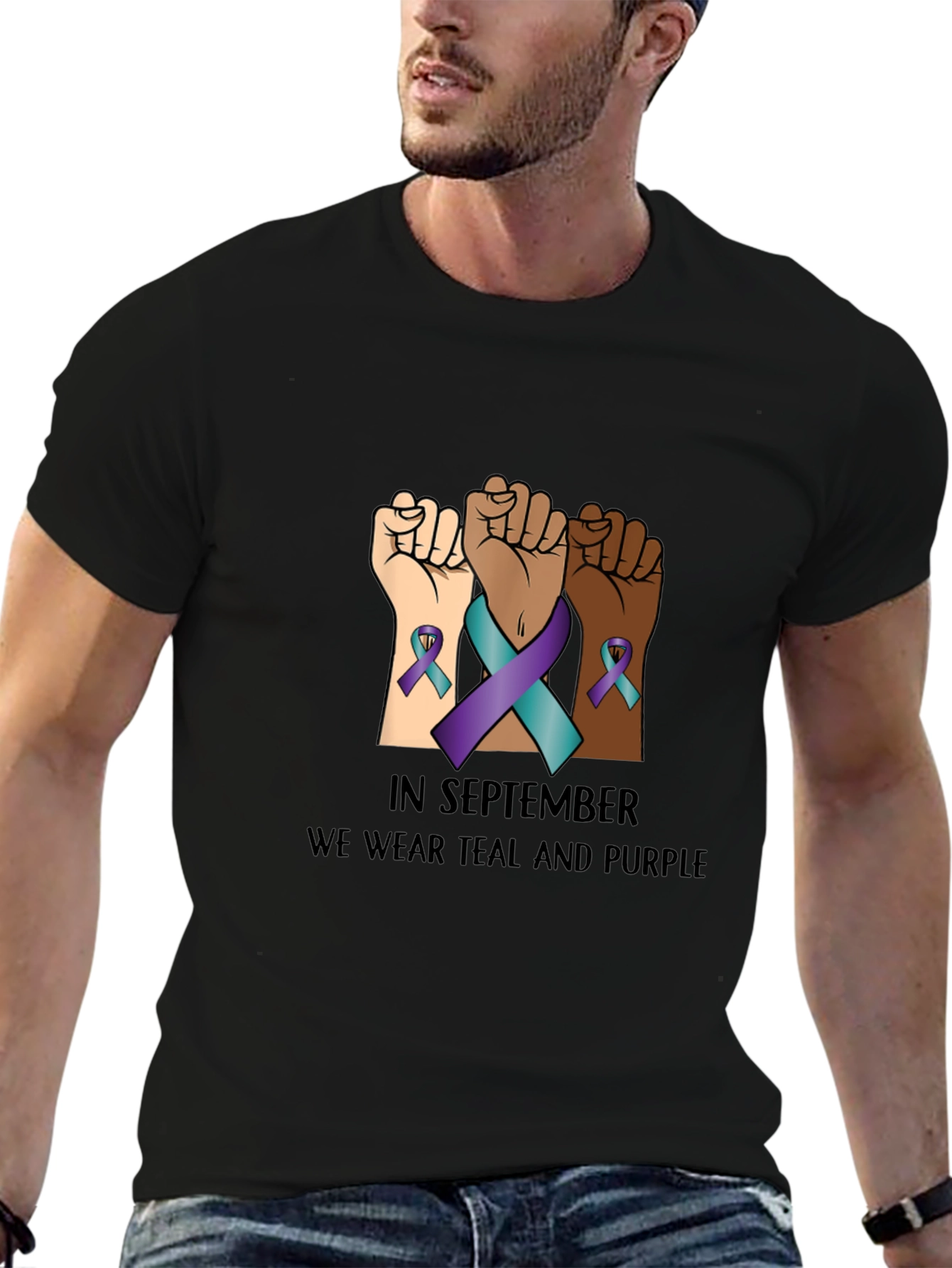 Teal & Purple Awareness Tee