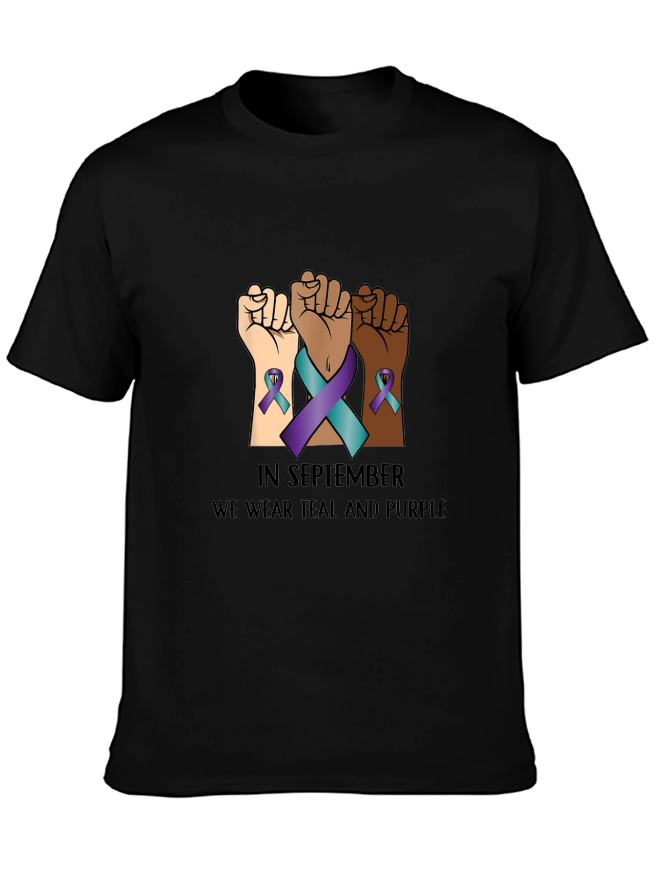 Teal & Purple Awareness Tee