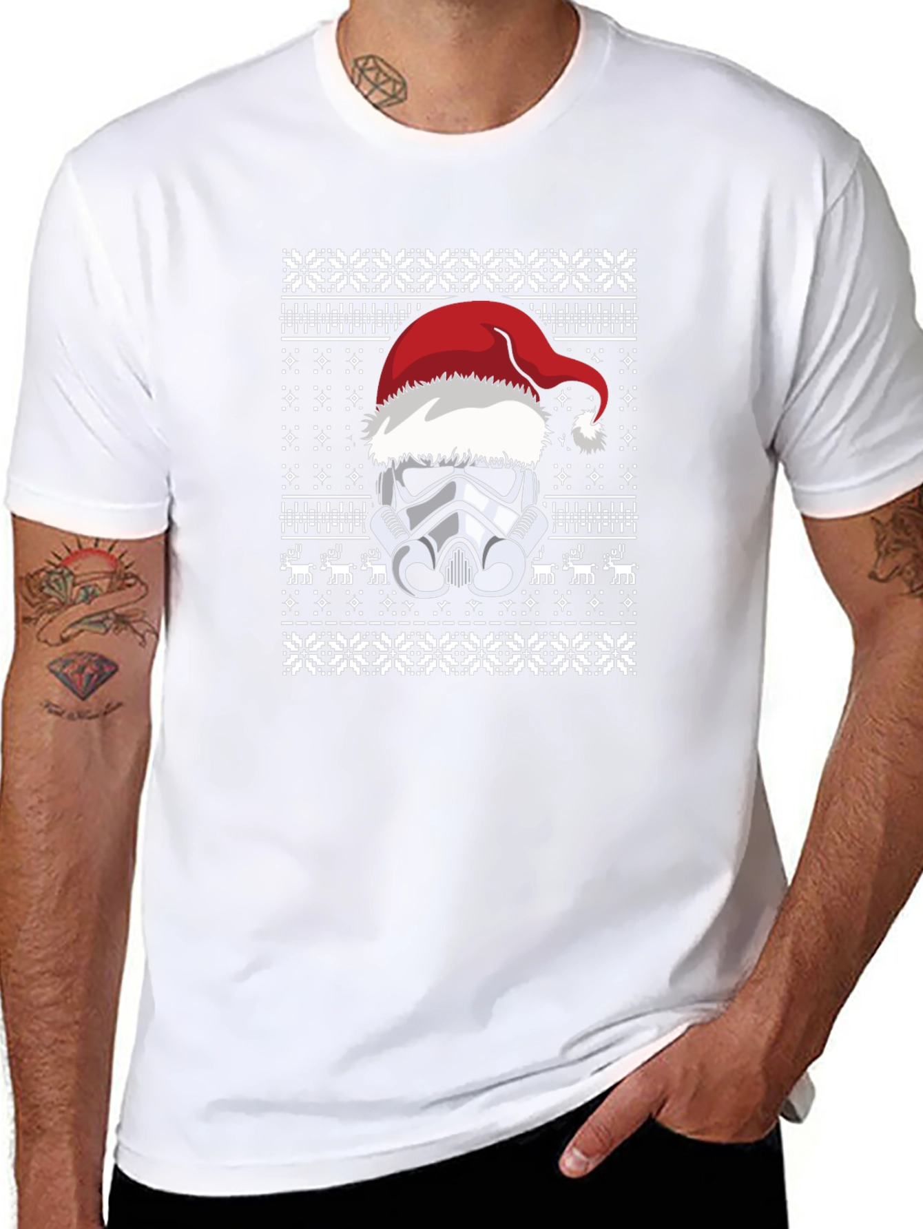 Star Wars Stormtrooper Ugly Christmas Sweater T-Shirt