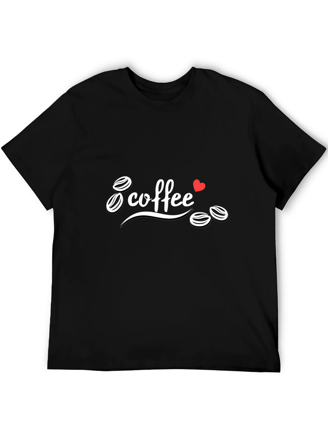 Coffee Lover Graphic Tee - Black Cotton T-Shirt