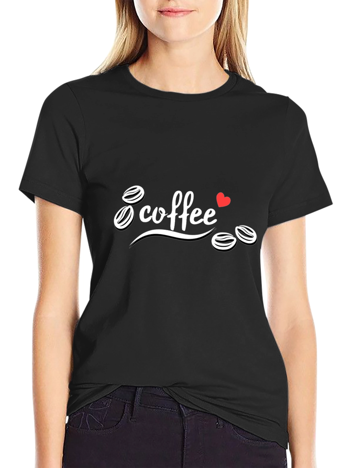Coffee Lover Graphic Tee - Black Cotton T-Shirt