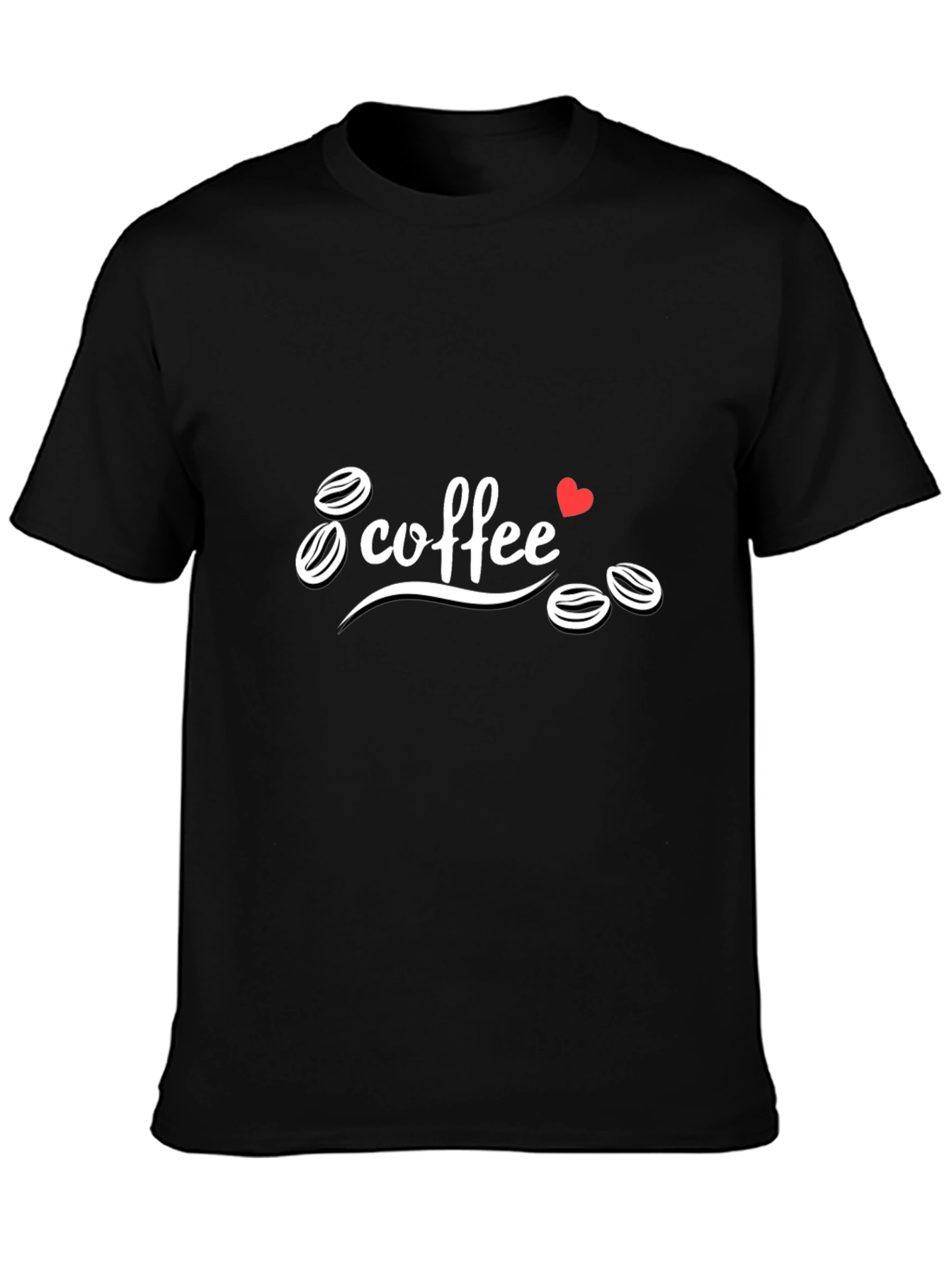 Coffee Lover Graphic Tee - Black Cotton T-Shirt