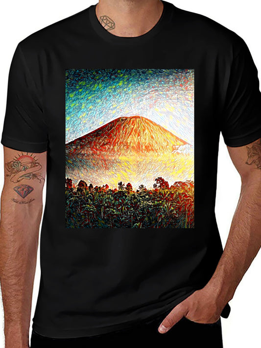 Tropical Mountain Graphic Tee