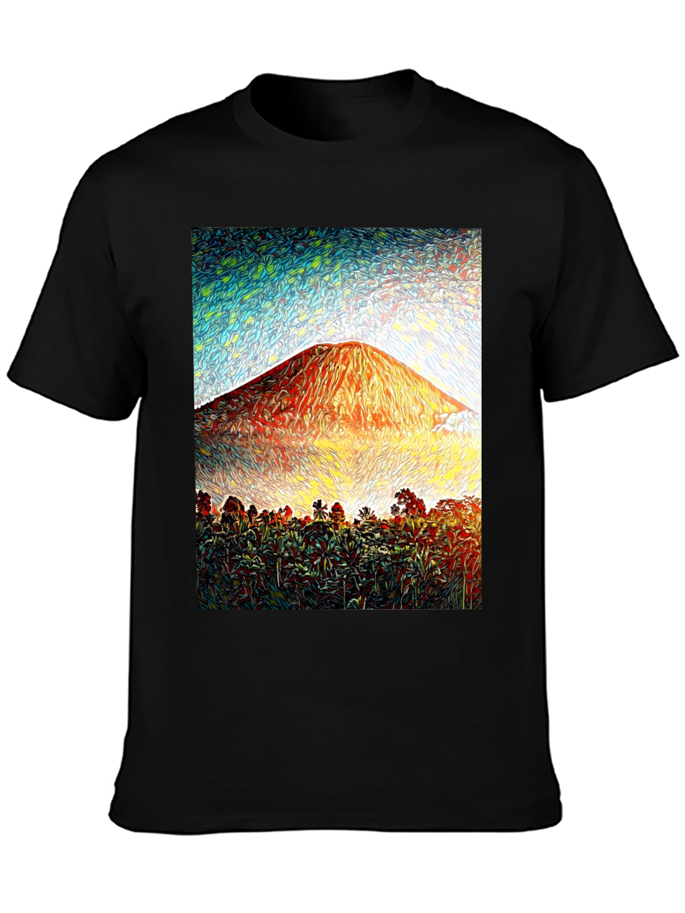 Tropical Mountain Graphic Tee
