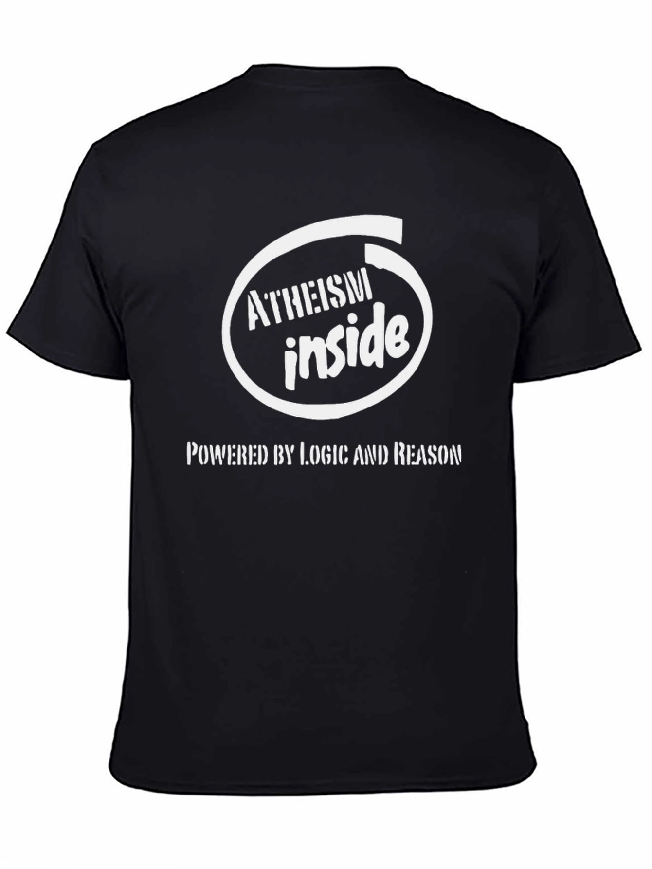 Atheism Inside T-Shirt - Logic and Reason Tee