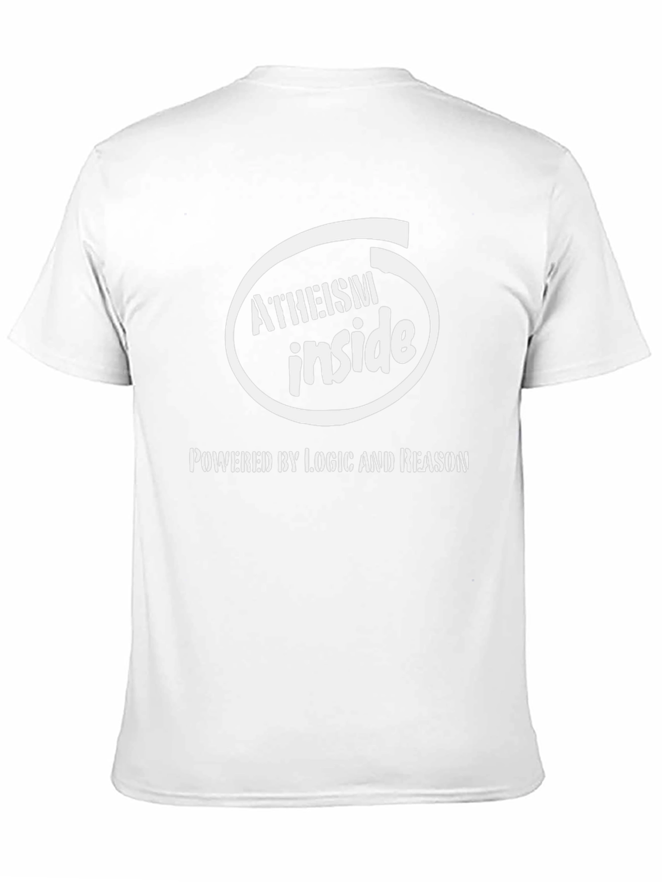 Atheism Inside T-Shirt - Logic and Reason Tee