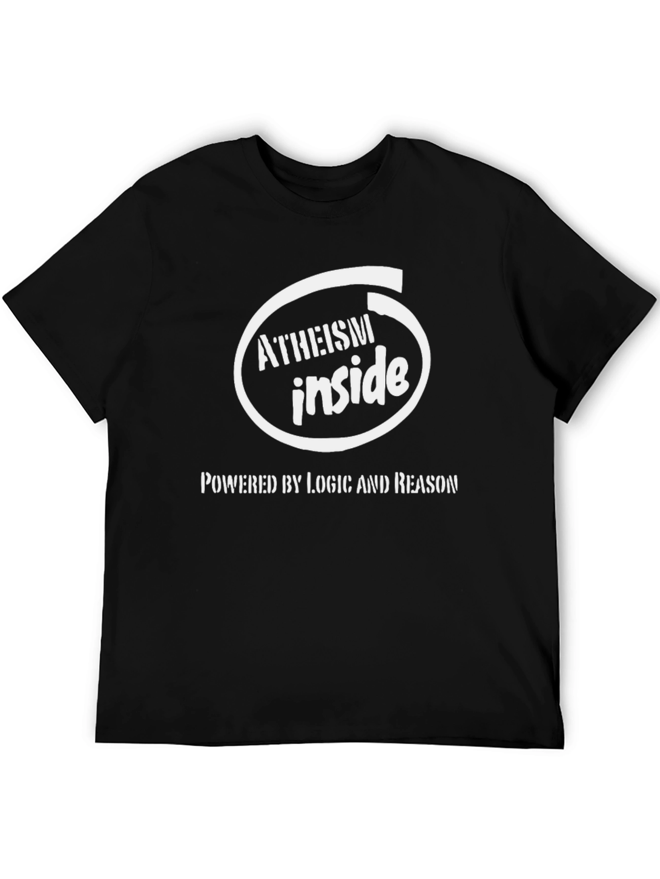 Atheism Inside T-Shirt - Logic and Reason Tee