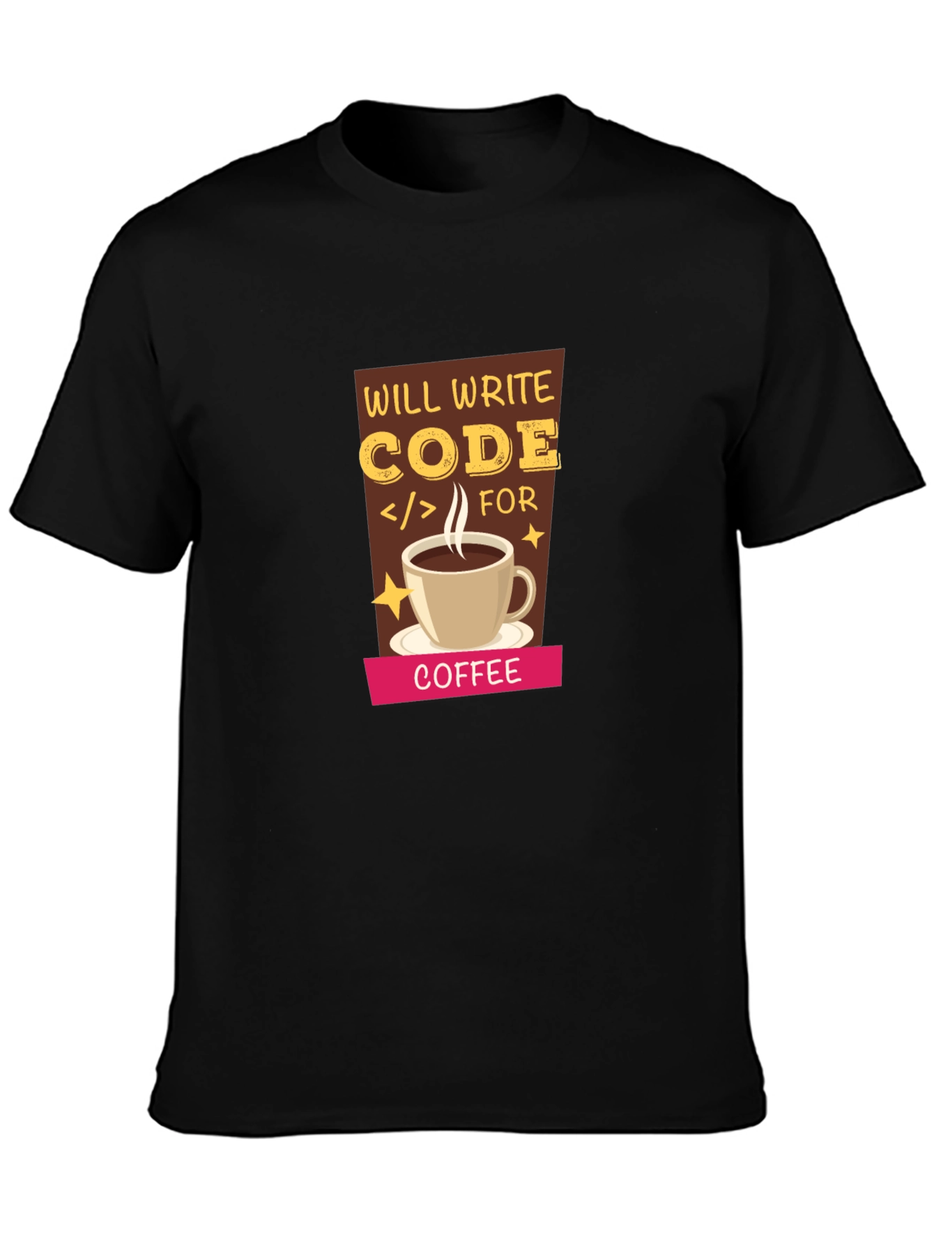 Code For Coffee T-Shirt - Programmer Apparel