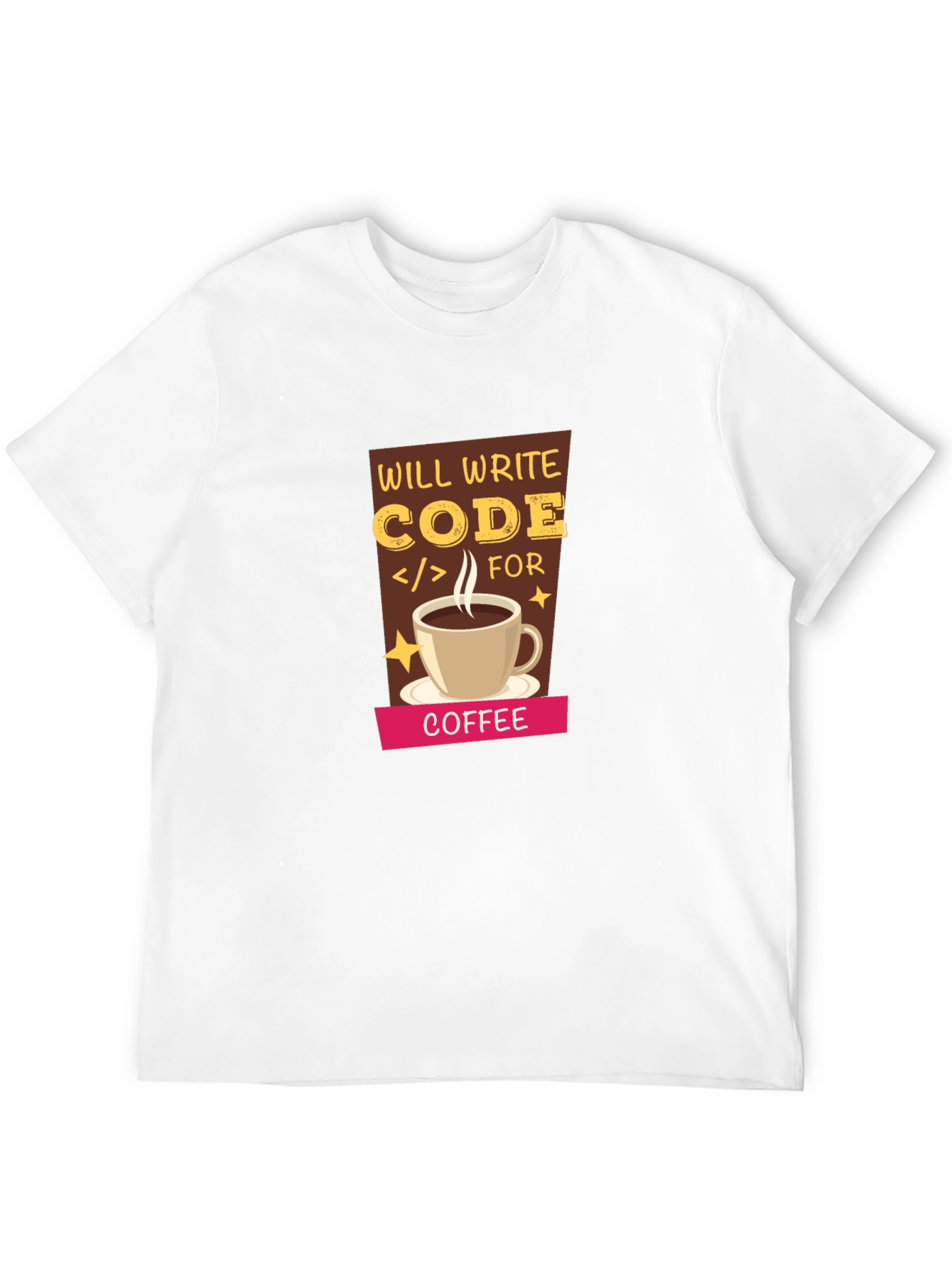 Code For Coffee T-Shirt - Programmer Apparel