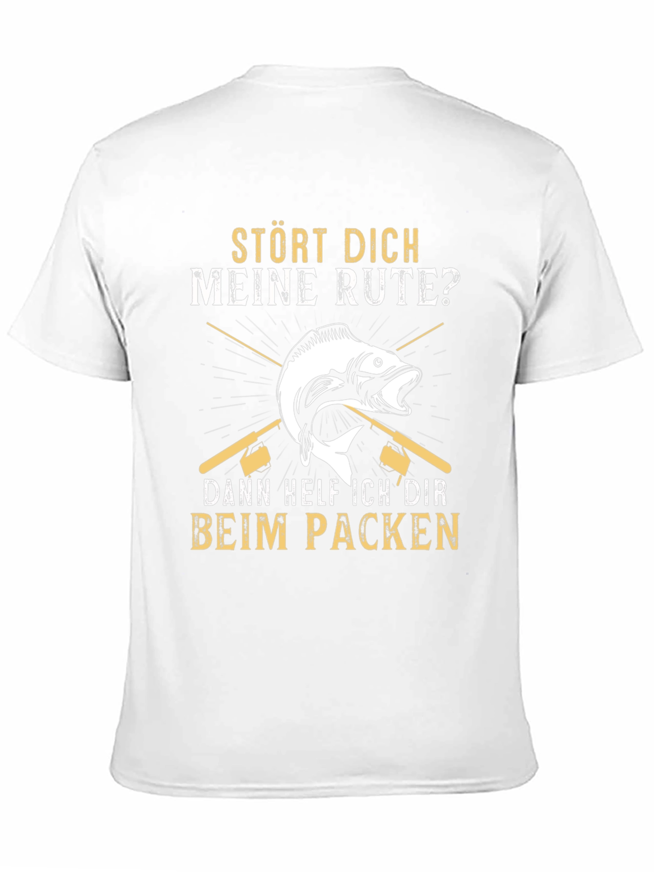 Funny Fishing T-Shirt - Stört Dich Meine Rute?