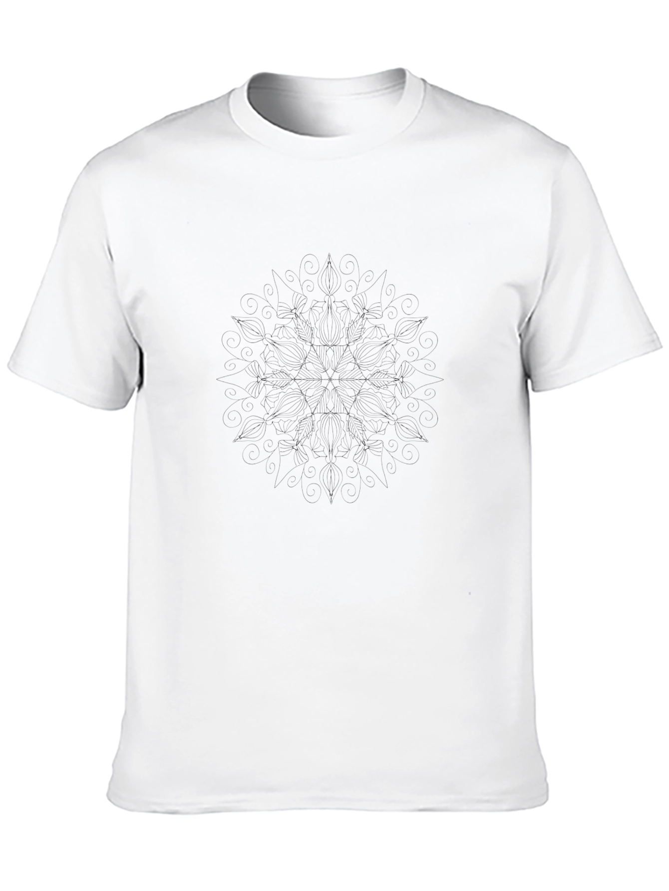 Mens Black Short Sleeve Graphic Tee