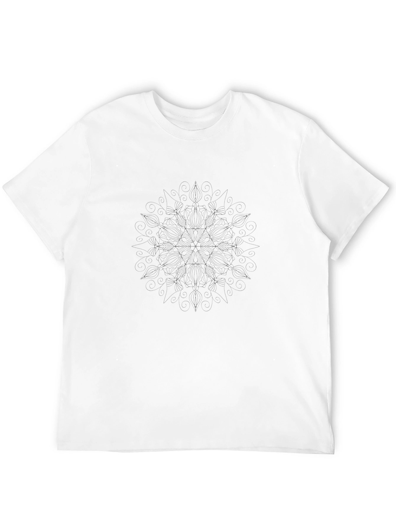 Mens Black Short Sleeve Graphic Tee