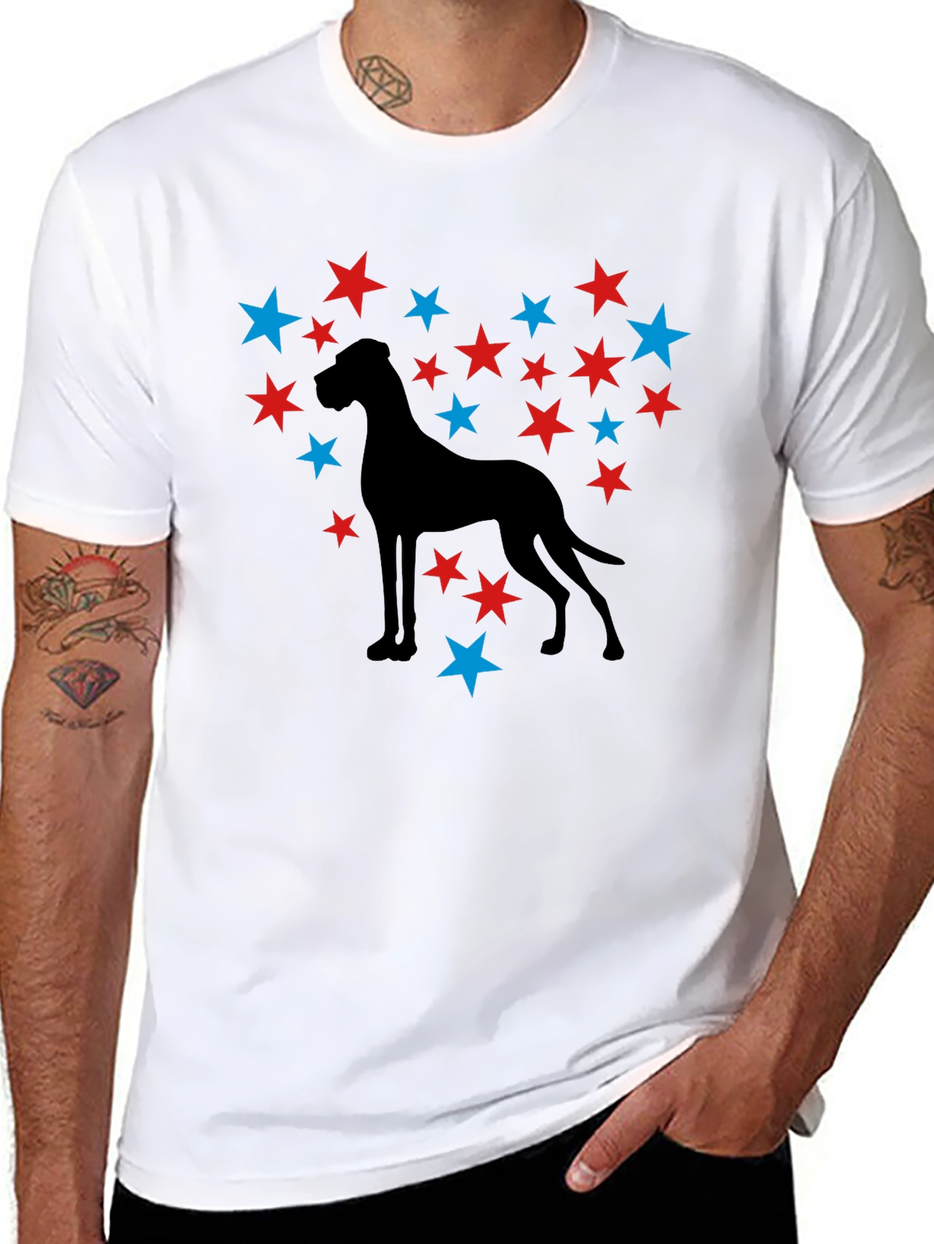 Dog Star Graphic Black T-Shirt