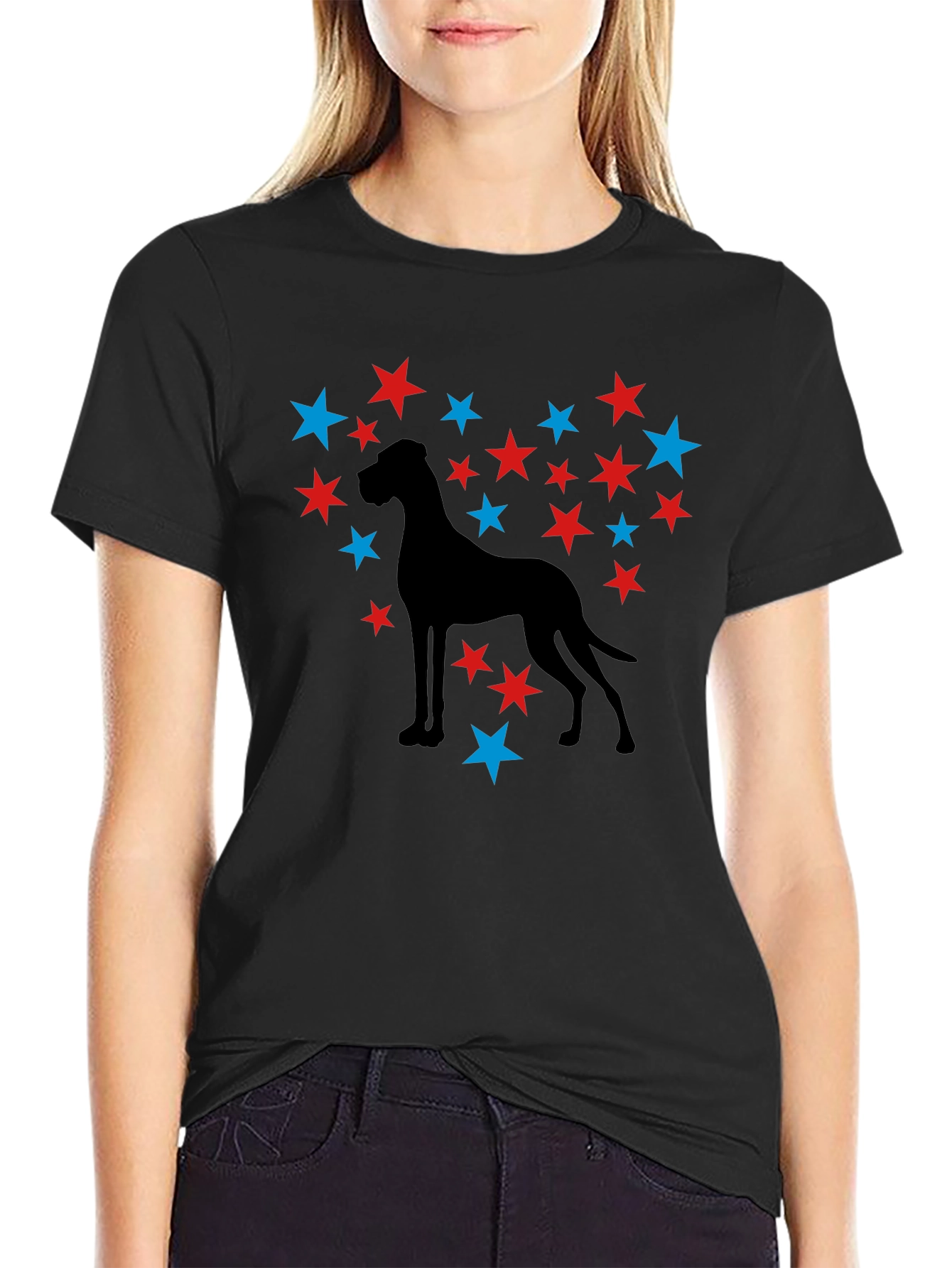 Dog Star Graphic Black T-Shirt