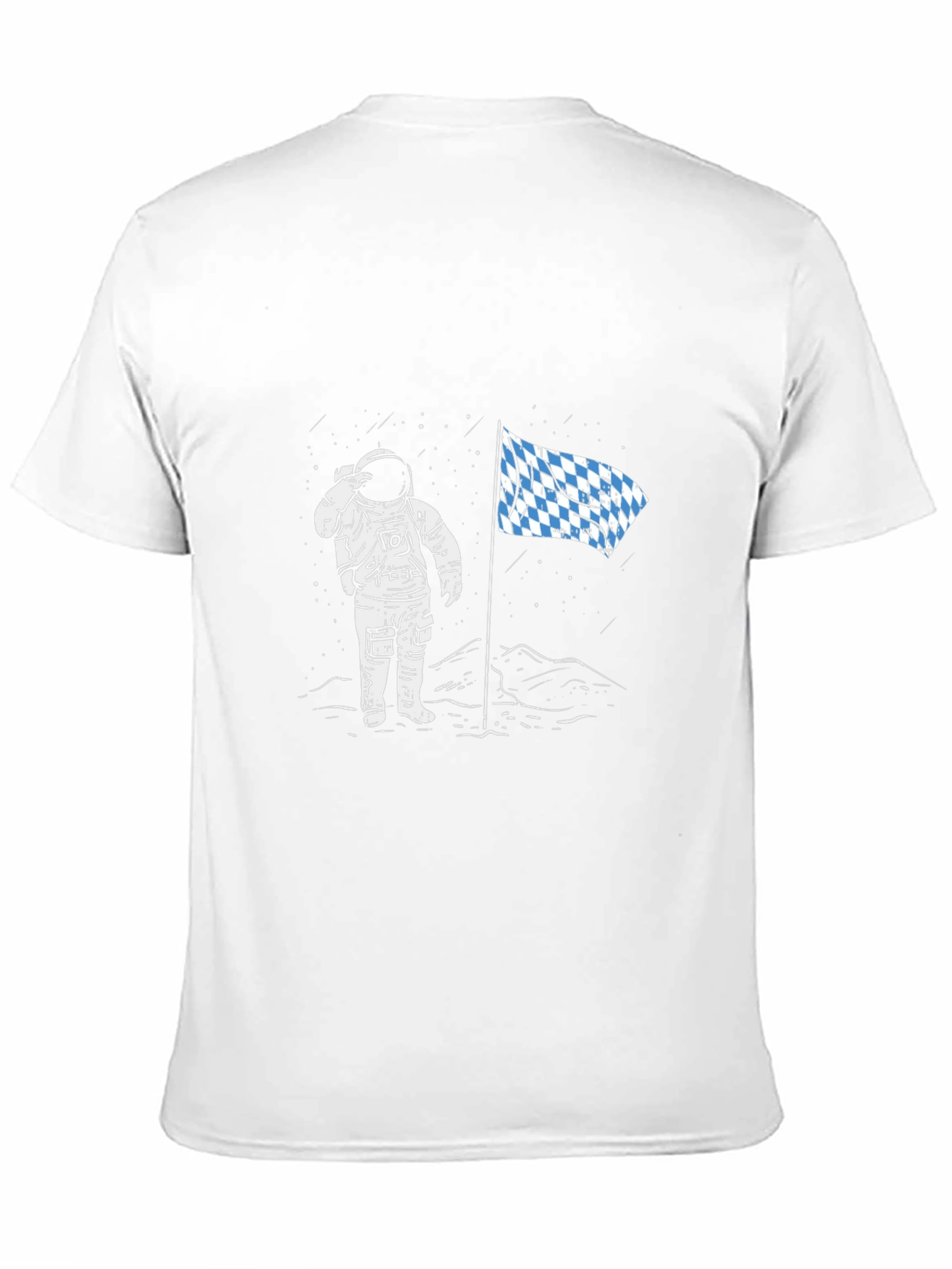 Astronaut Moon Landing T-Shirt - Black