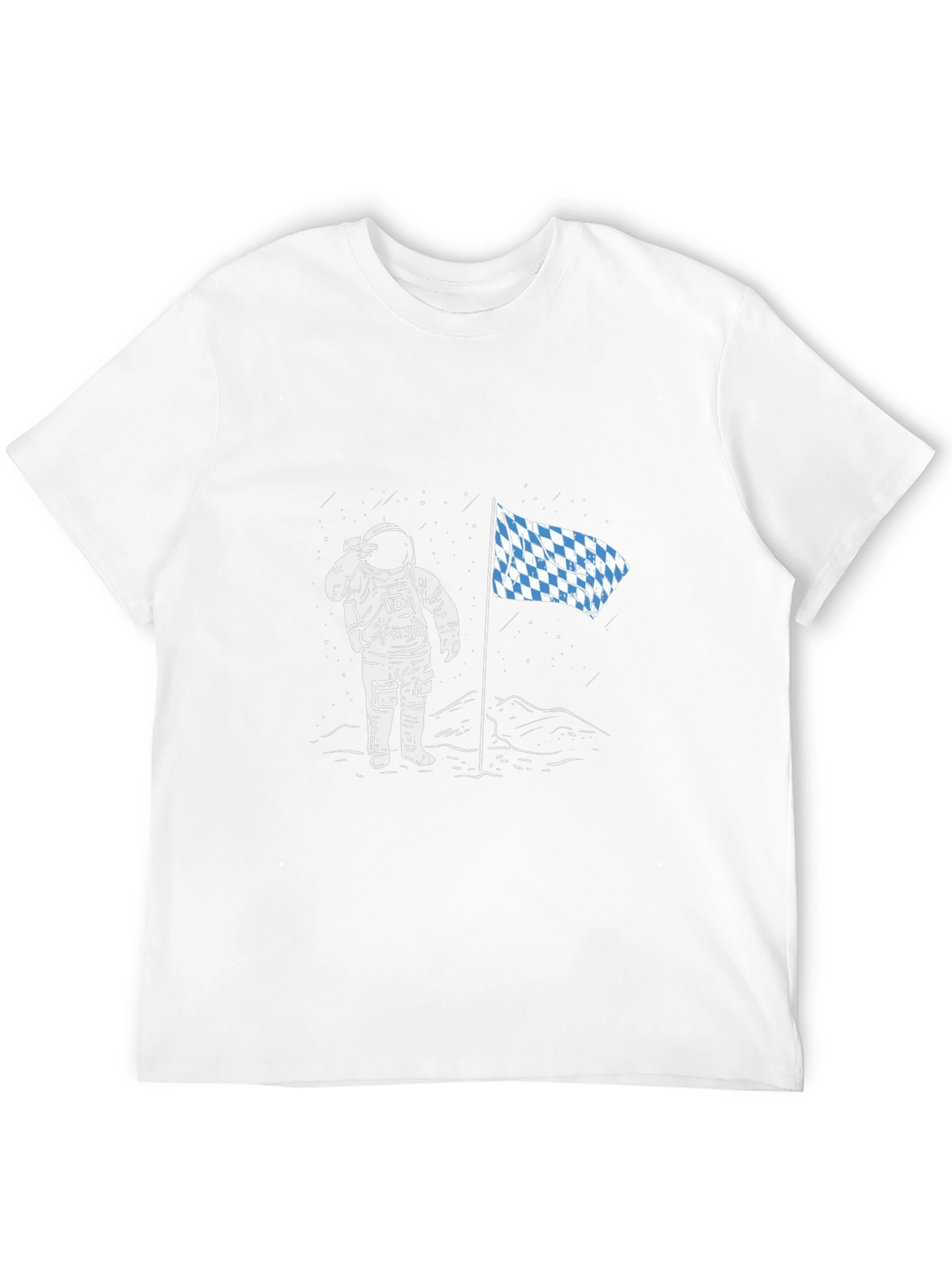 Astronaut Moon Landing T-Shirt - Black