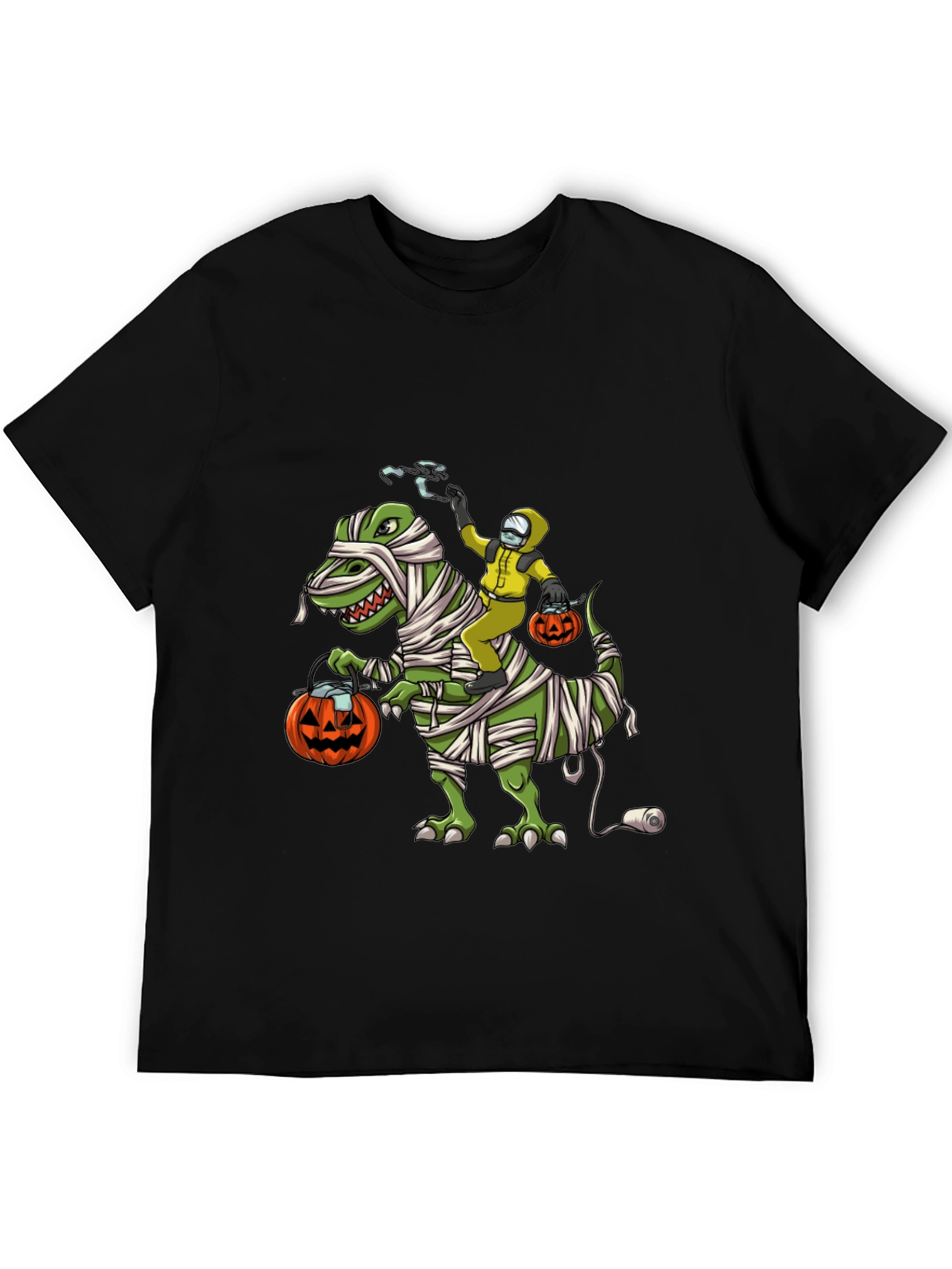 Halloween T-Shirt: Dino Mummy & Hazmat Rider