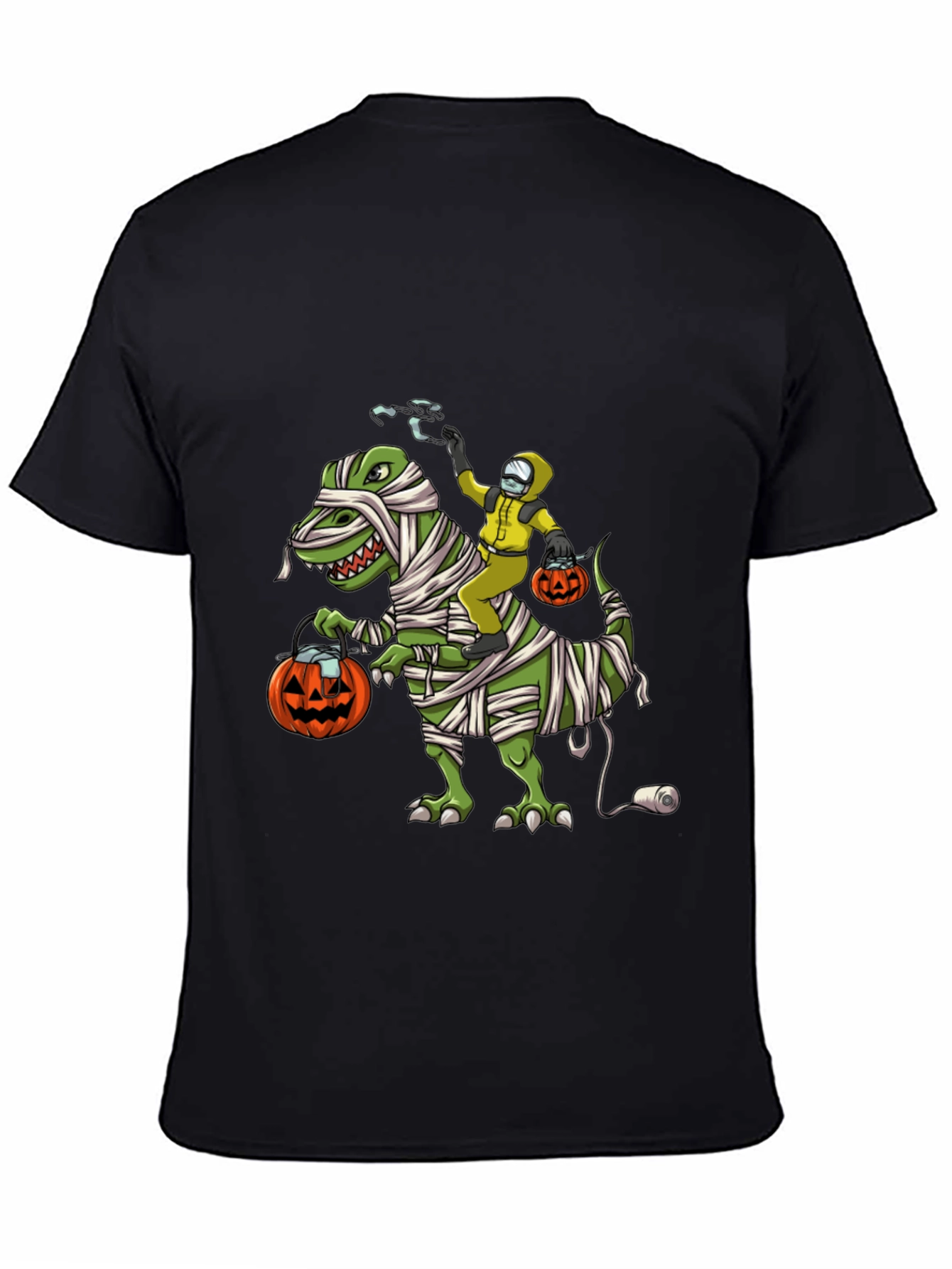 Halloween T-Shirt: Dino Mummy & Hazmat Rider