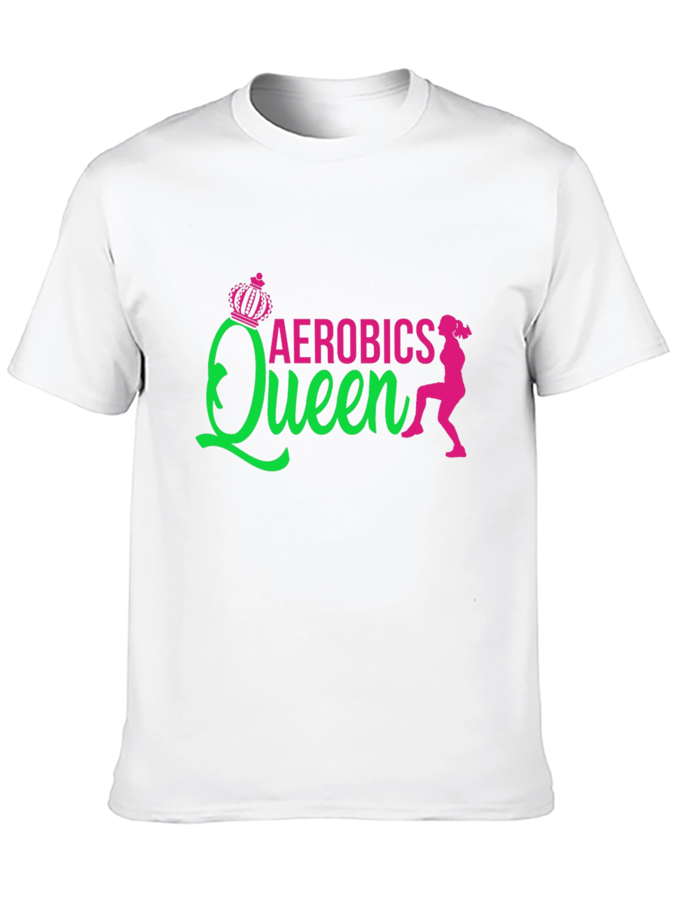 Aerobics Queen Black T-Shirt