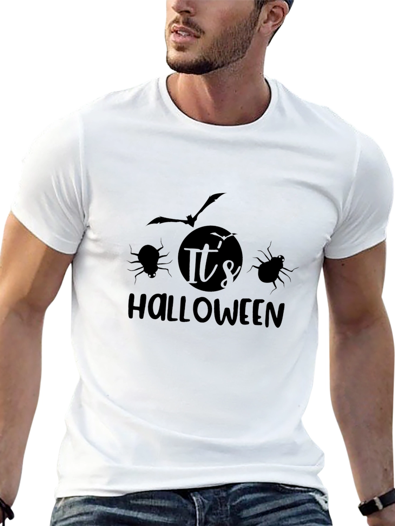 Its Halloween Graphic Tee - Black