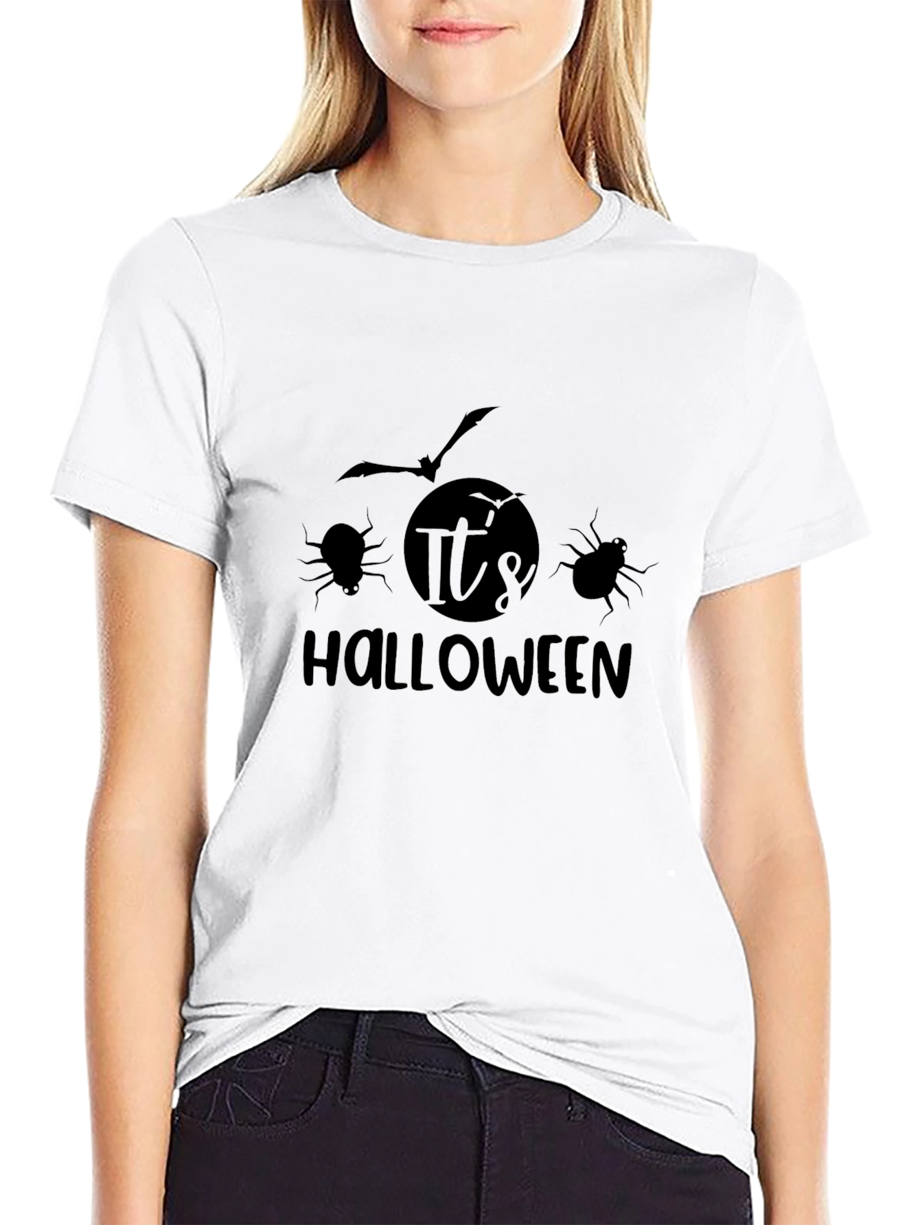 Its Halloween Graphic Tee - Black