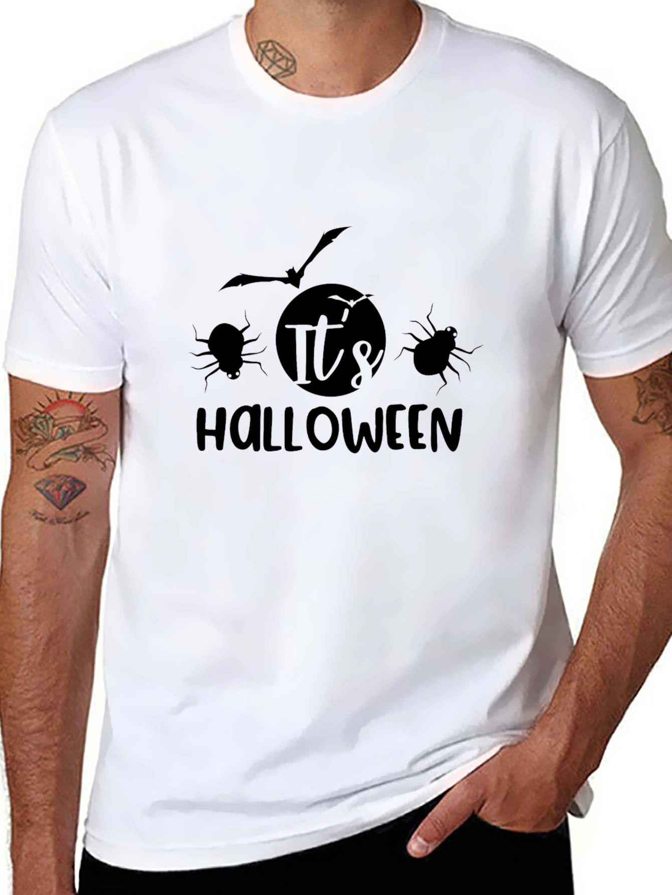 Its Halloween Graphic Tee - Black