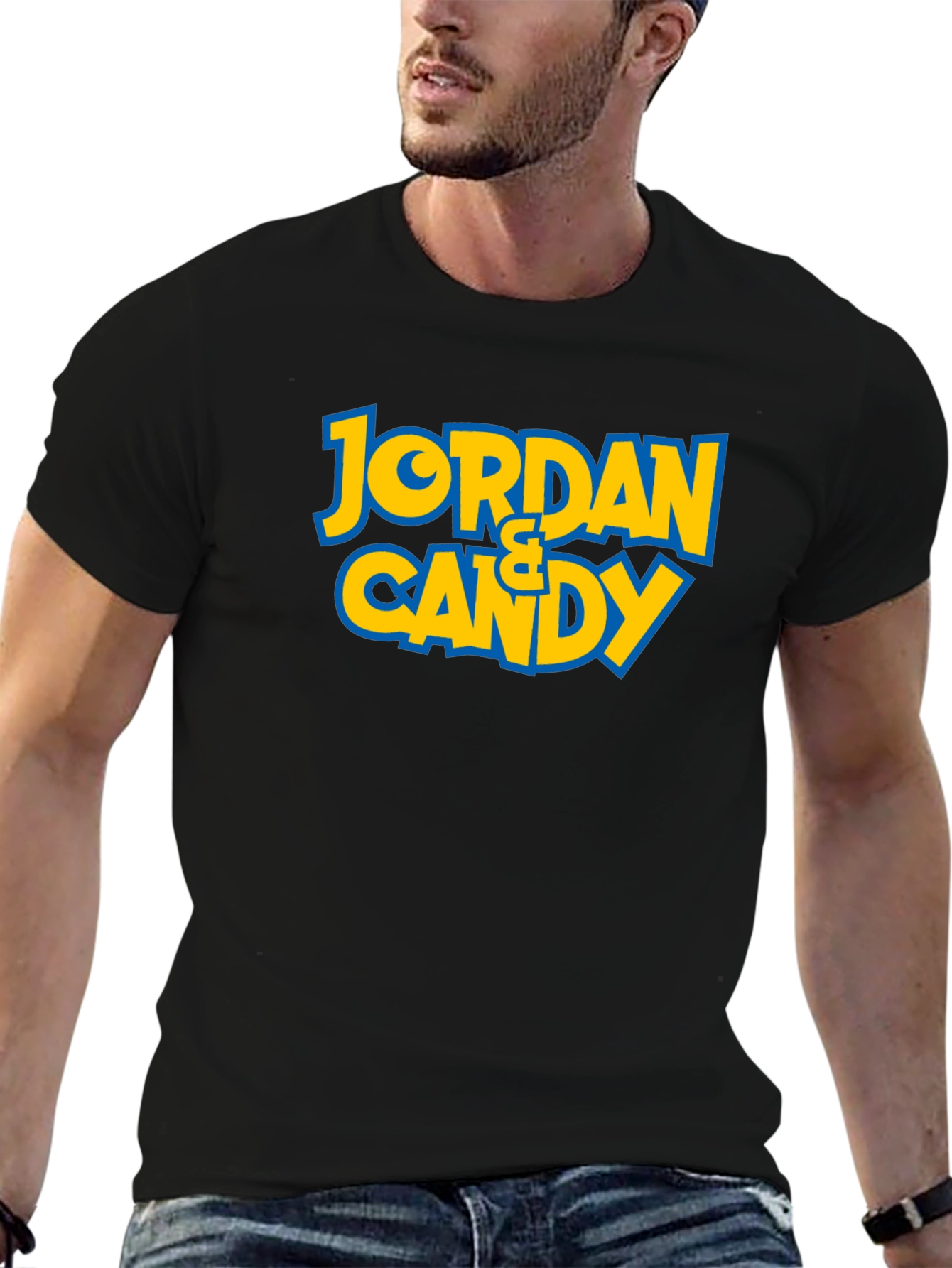 Jordan & Candy Graphic T-Shirt - Black