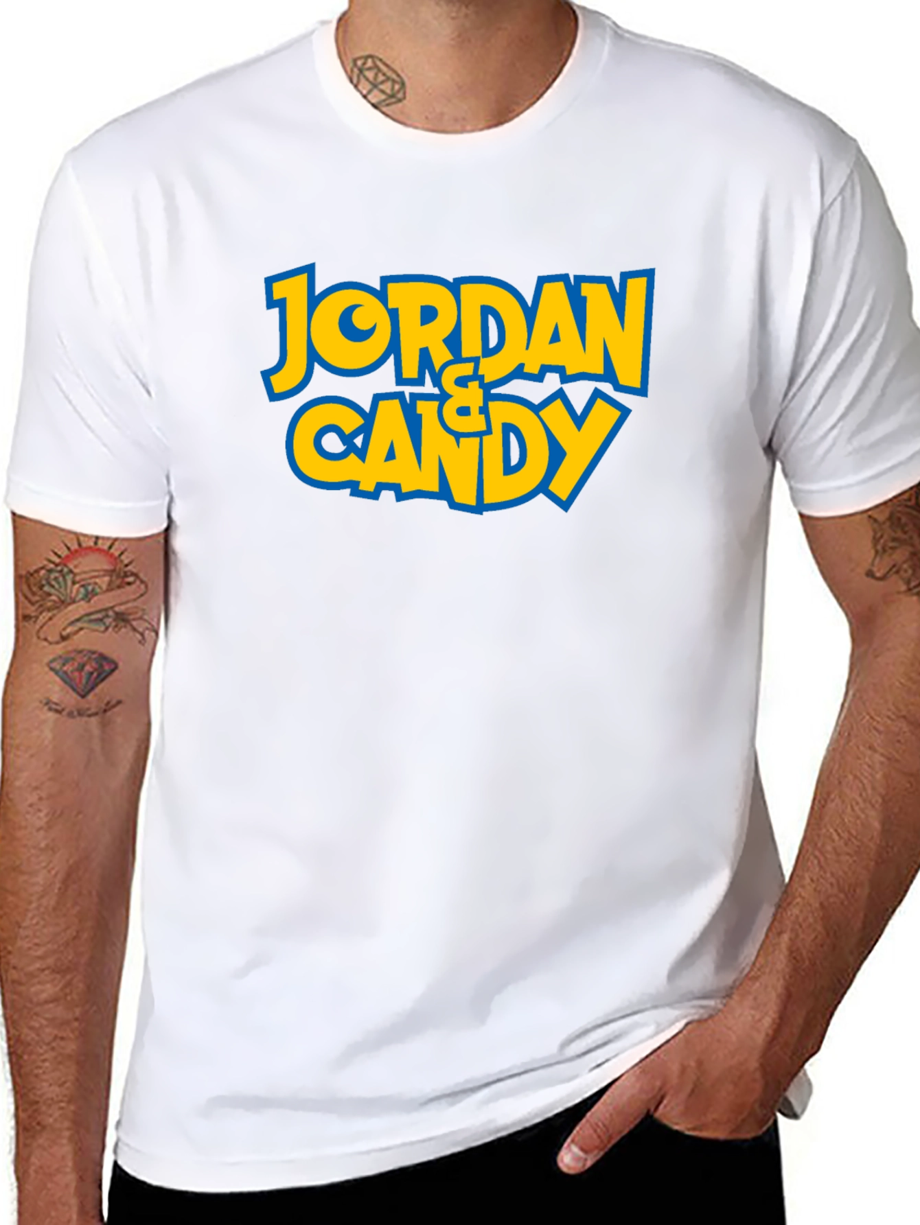 Jordan & Candy Graphic T-Shirt - Black