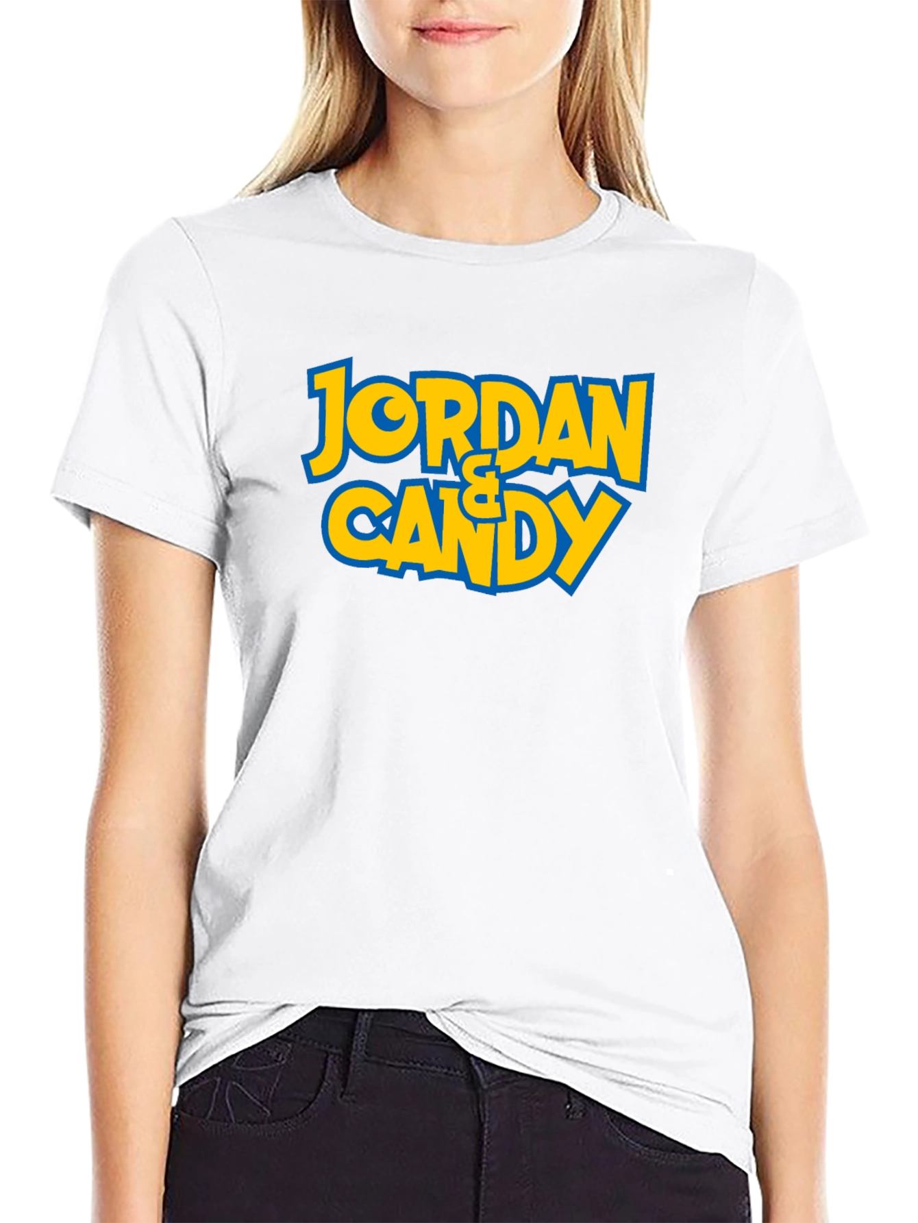 Jordan & Candy Graphic T-Shirt - Black