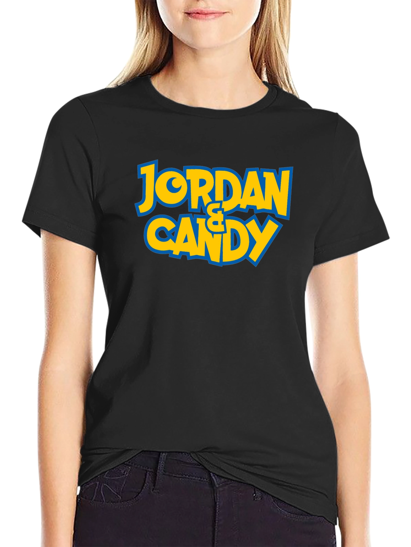 Jordan & Candy Graphic T-Shirt - Black
