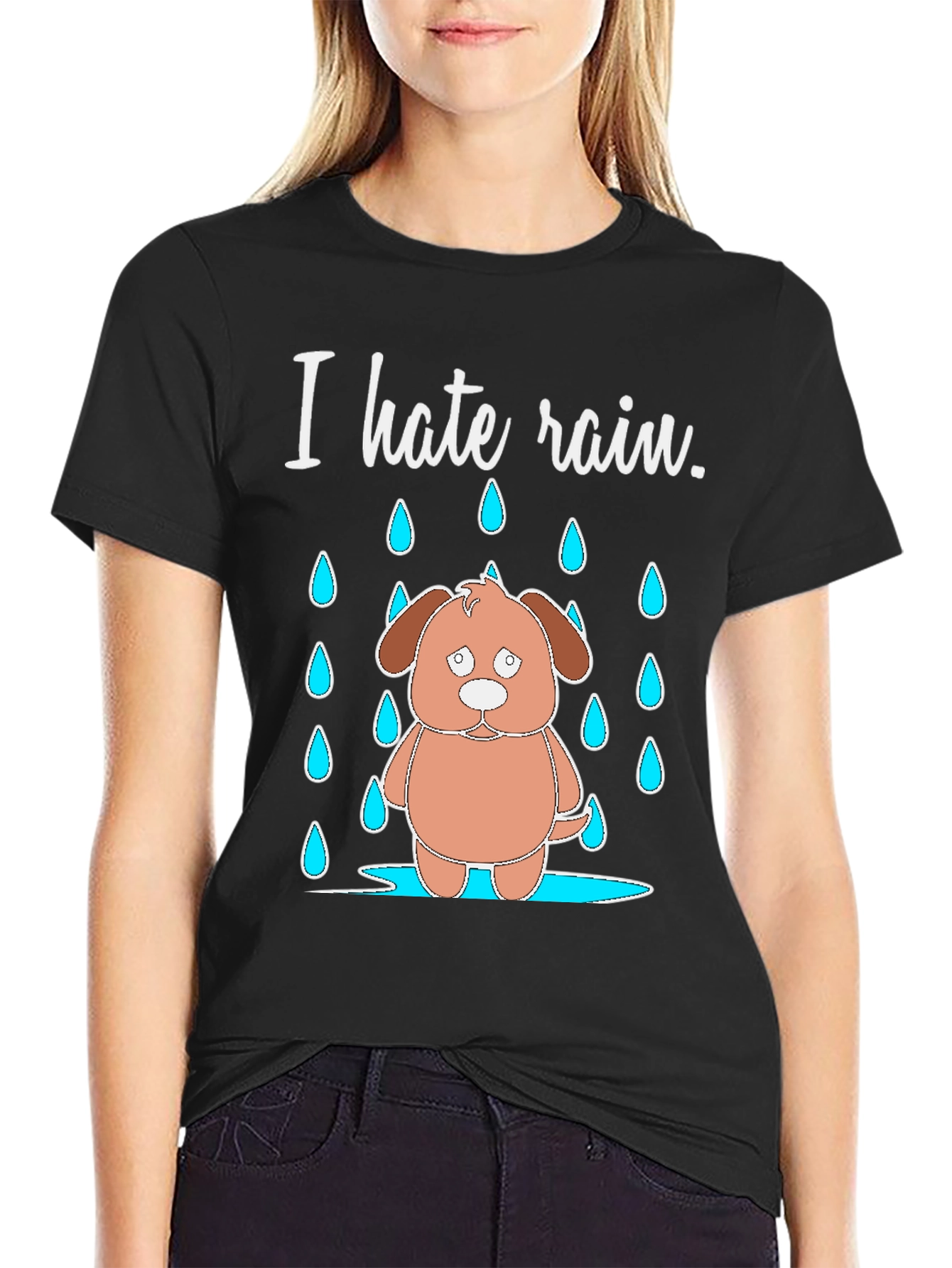 I Hate Rain Dog T-Shirt