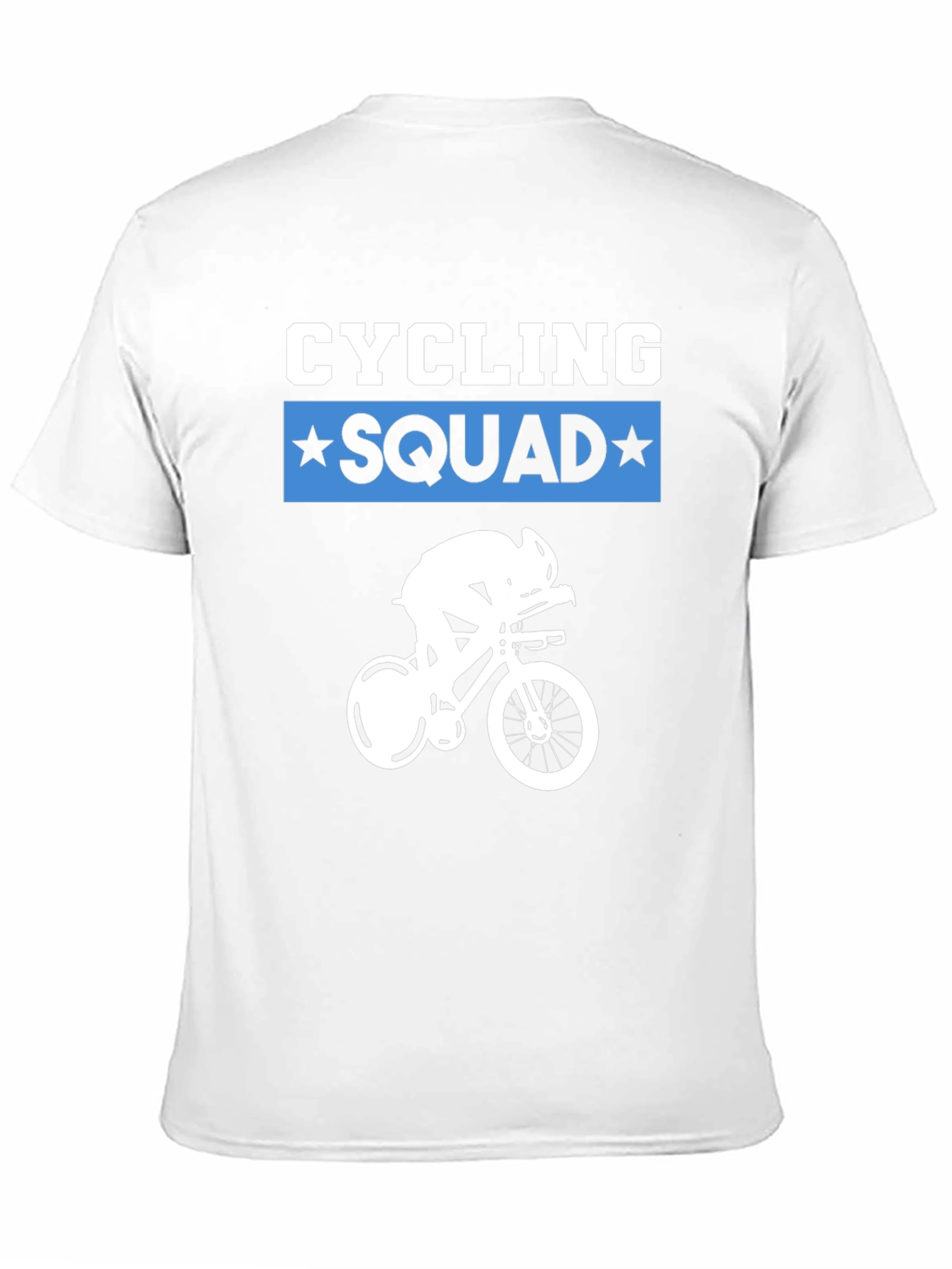 Cycling Squad Graphic Tee - Black Cotton T-Shirt