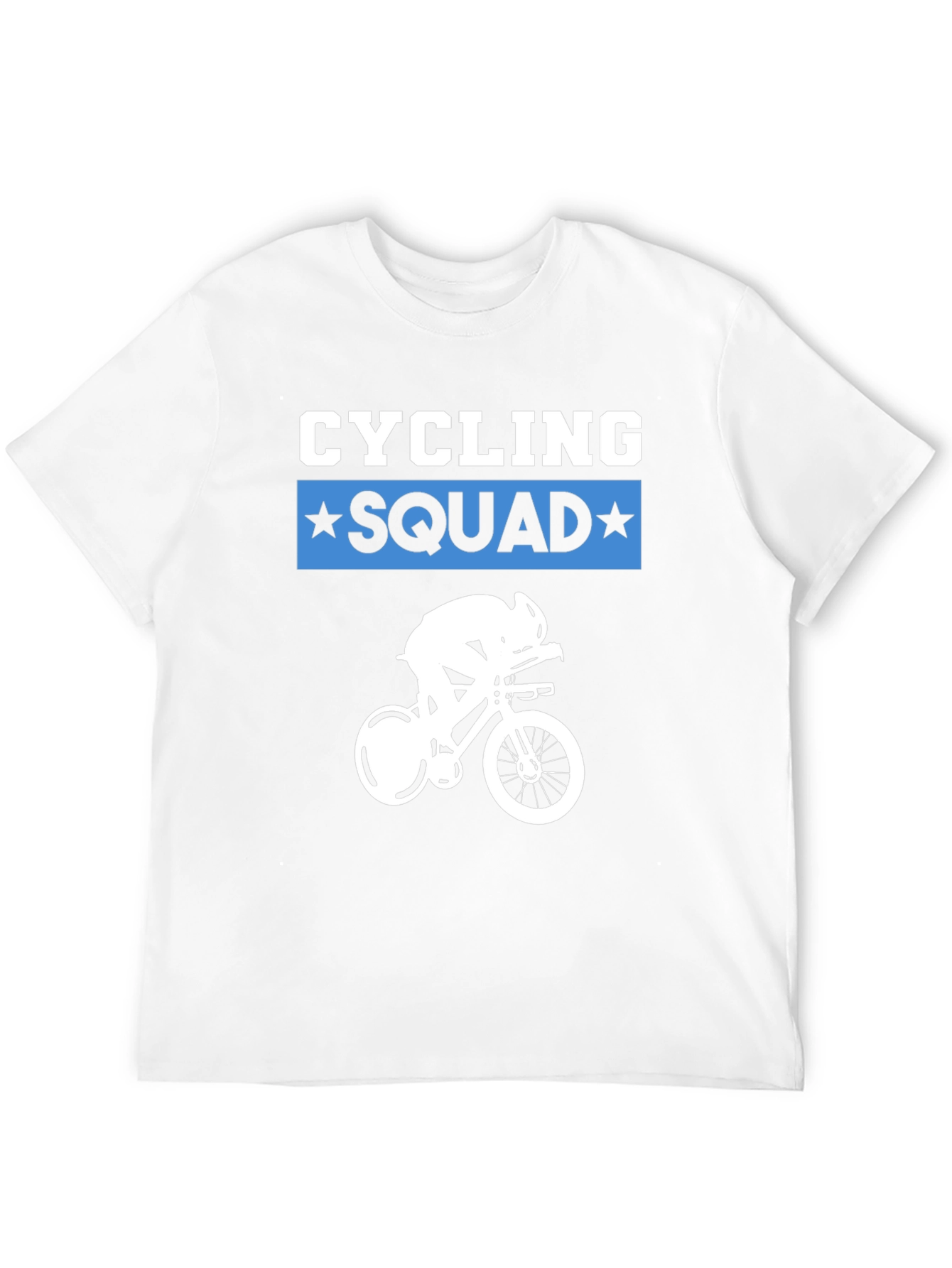 Cycling Squad Graphic Tee - Black Cotton T-Shirt