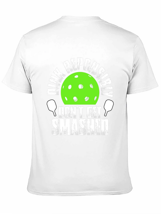 Dink Responsibly T-Shirt - Funny Pickleball Tee